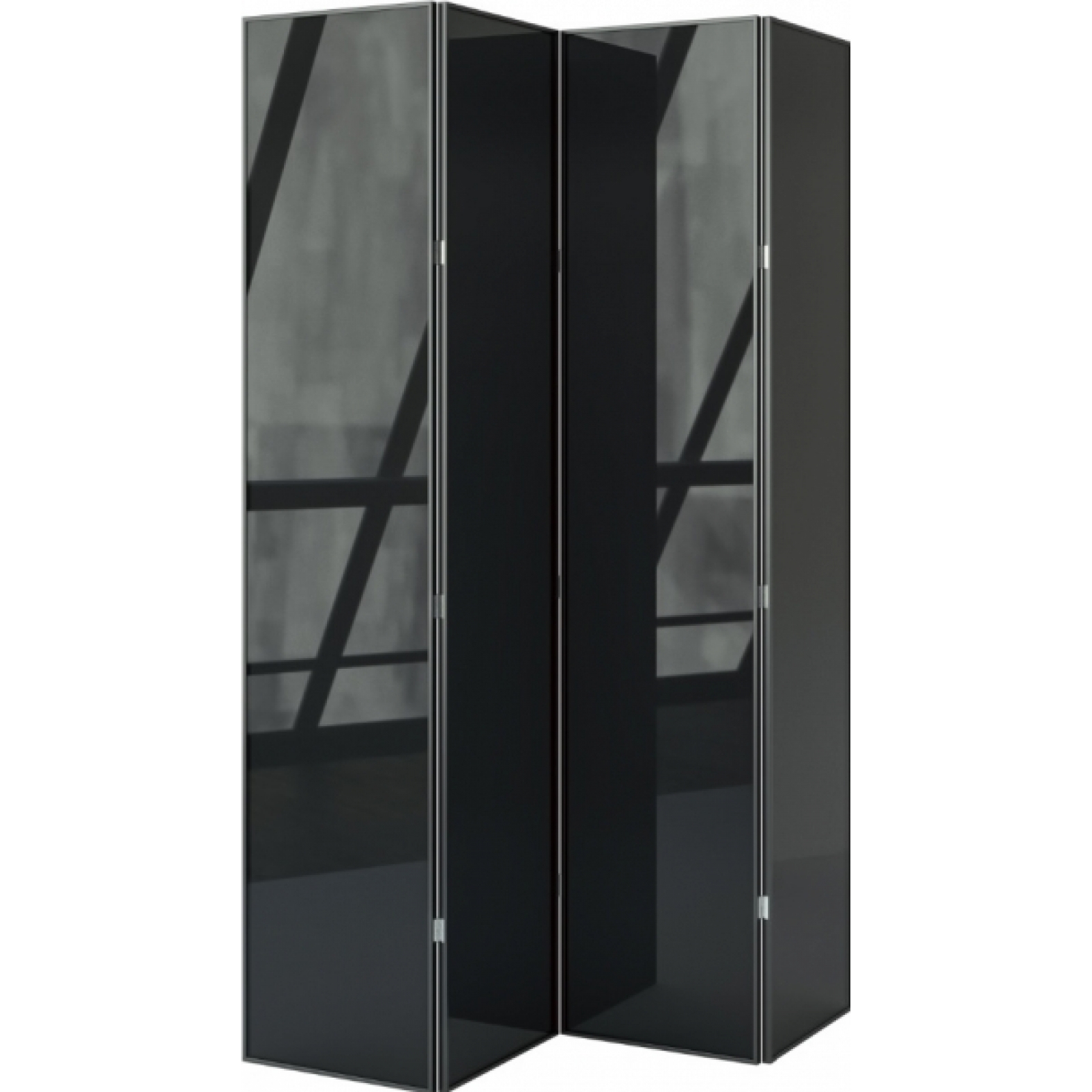 Ширма Black Glance черного цвета в аренду