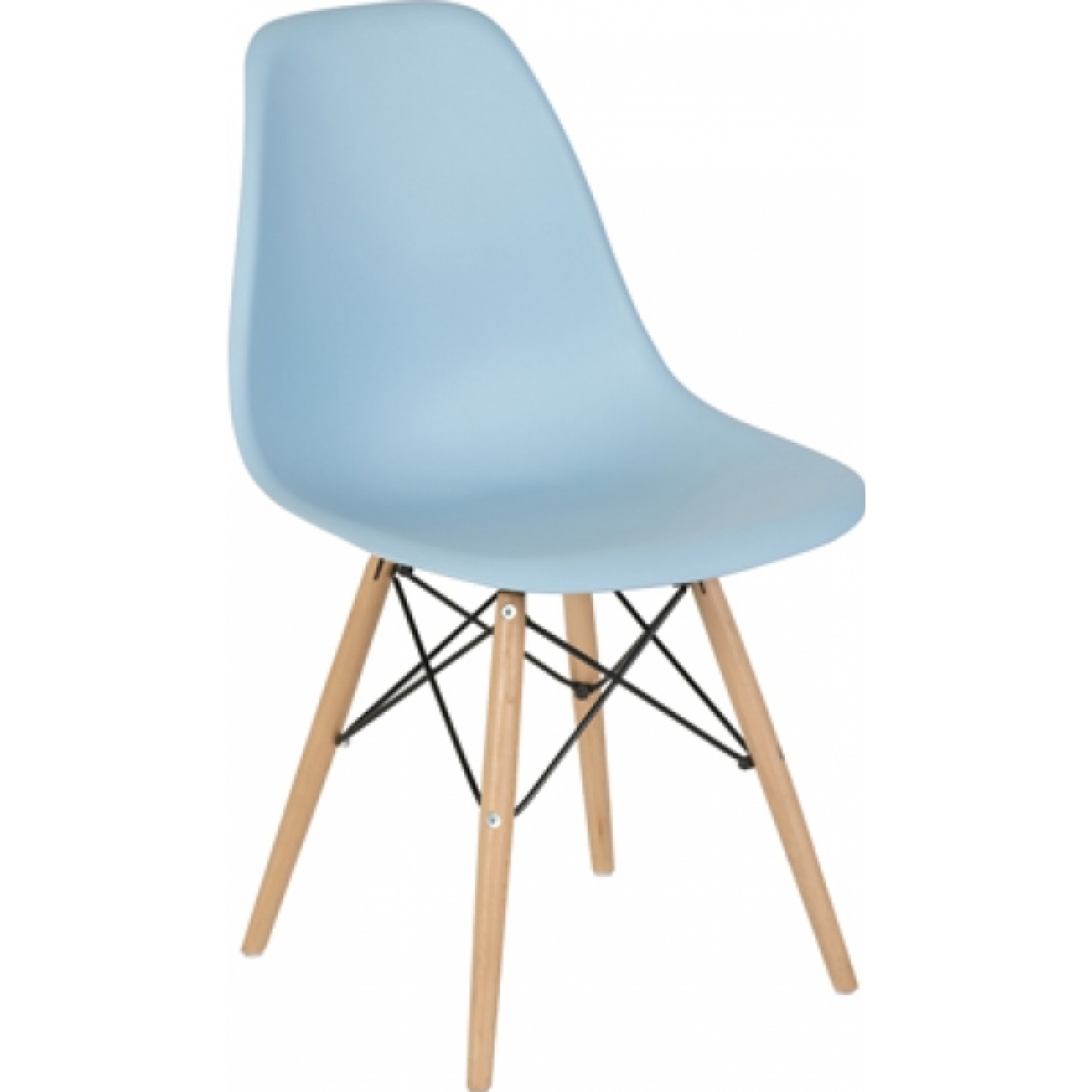 Стул Eames Style голубого цвета в аренду