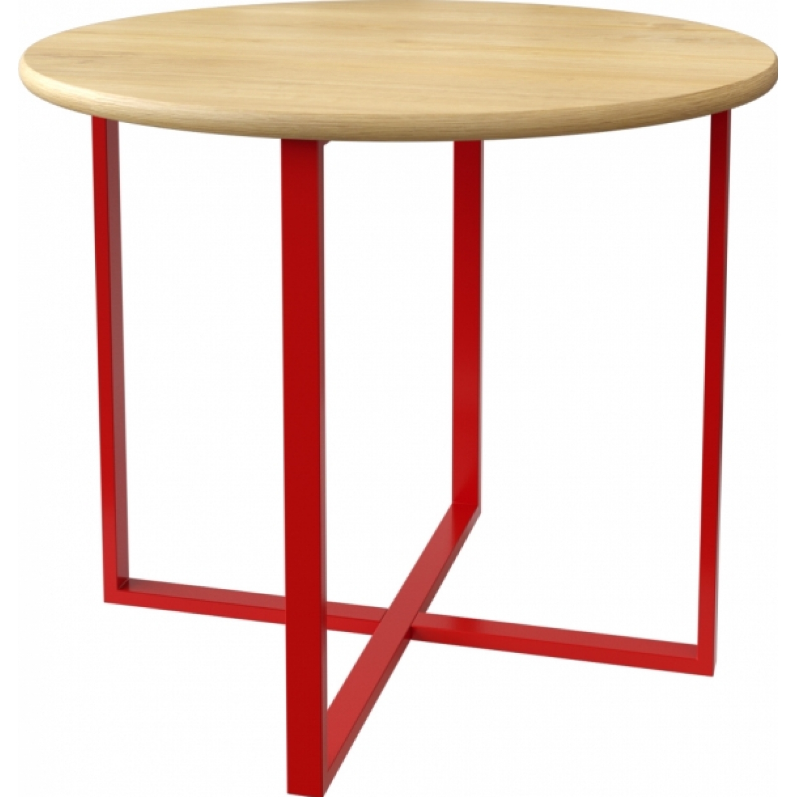 Стол Homer Whood красного цвета в аренду