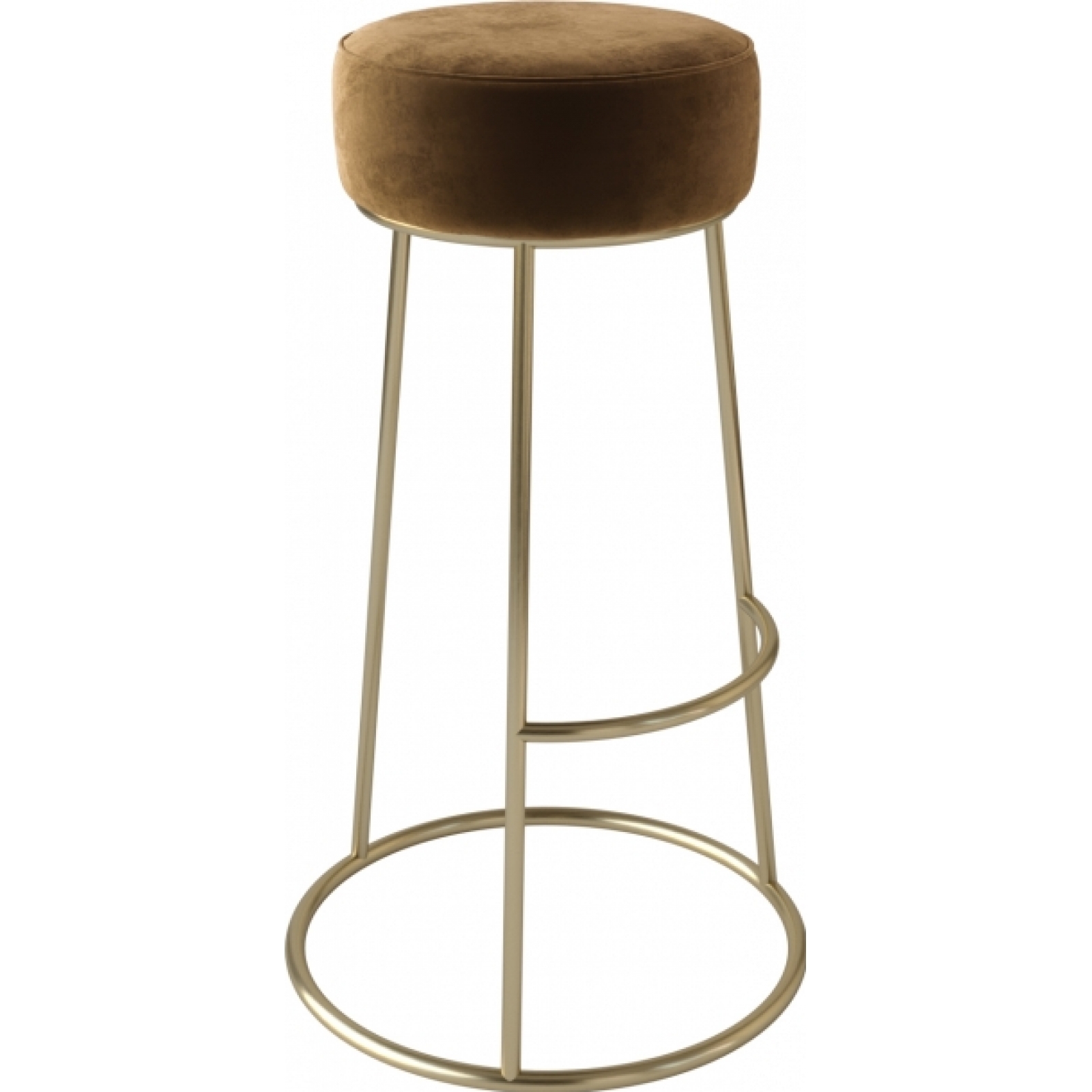 Барный стул Morbido коричневого цвета в аренду