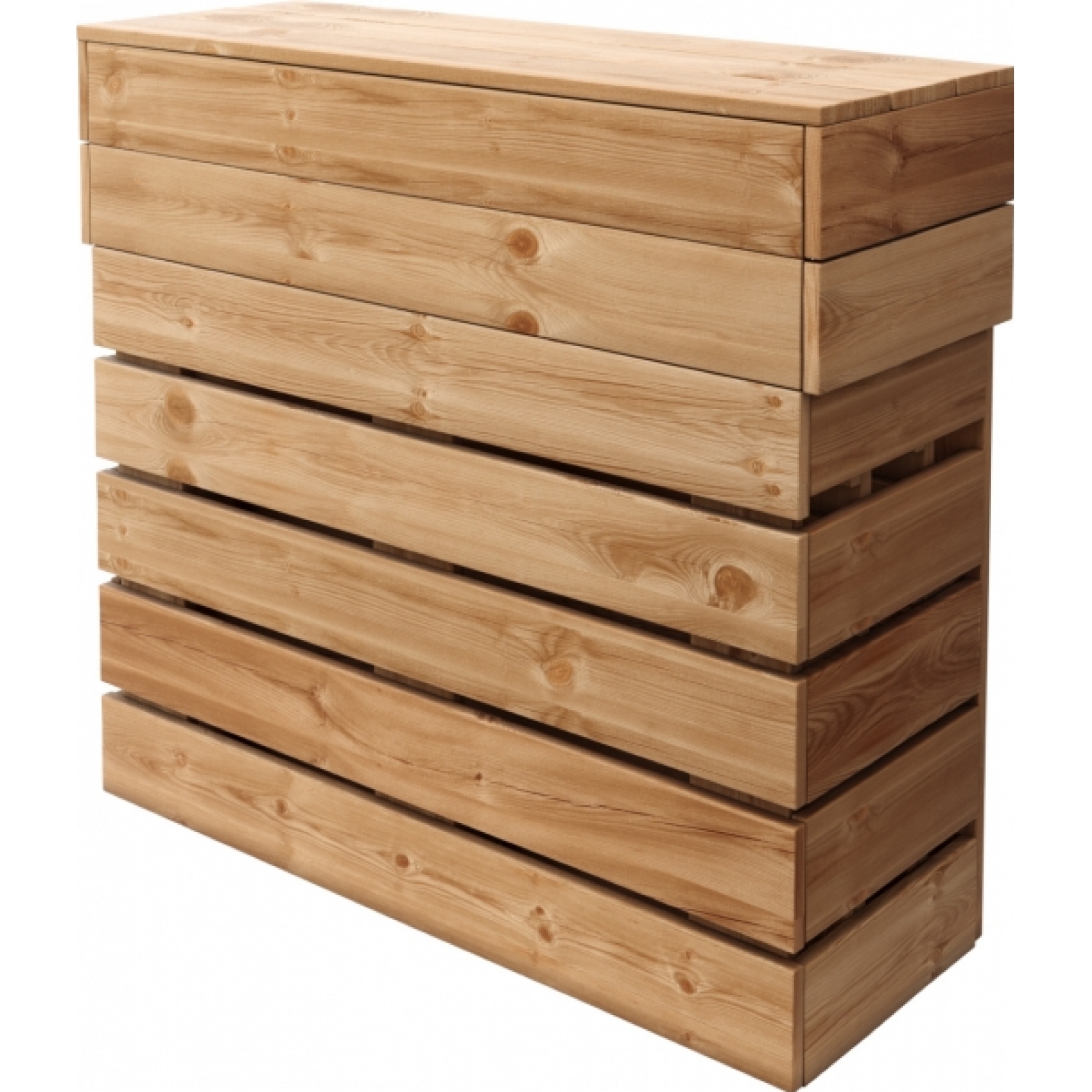 Барная стойка Pallet Bar коричневого цвета в аренду