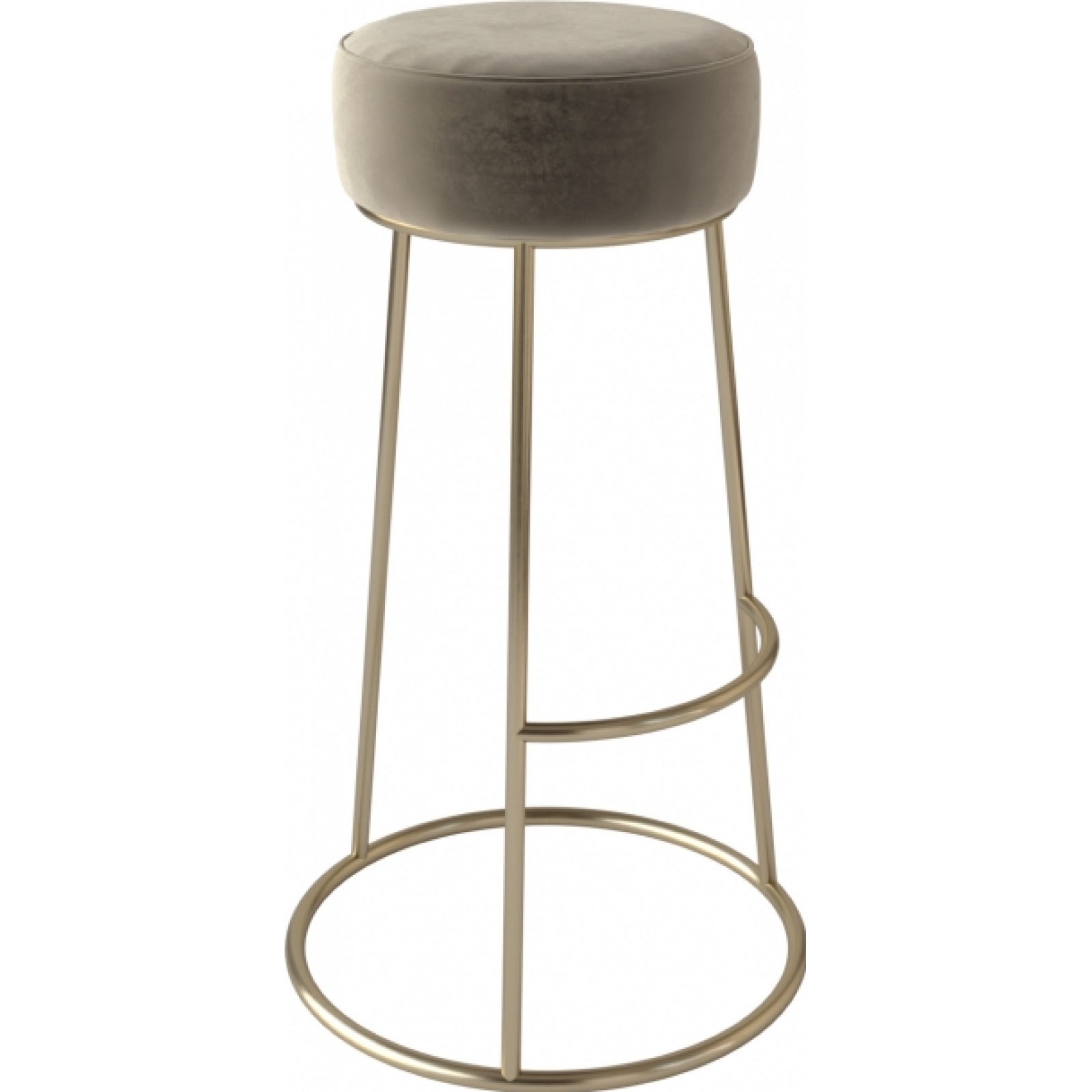 Барный стул Morbido коричневого цвета в аренду