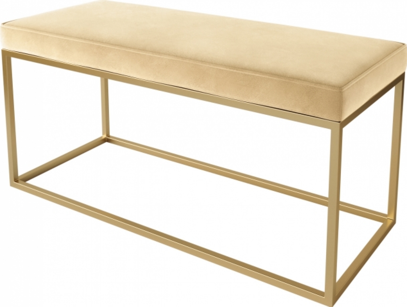 Банкетка Gold бежевого цвета в аренду