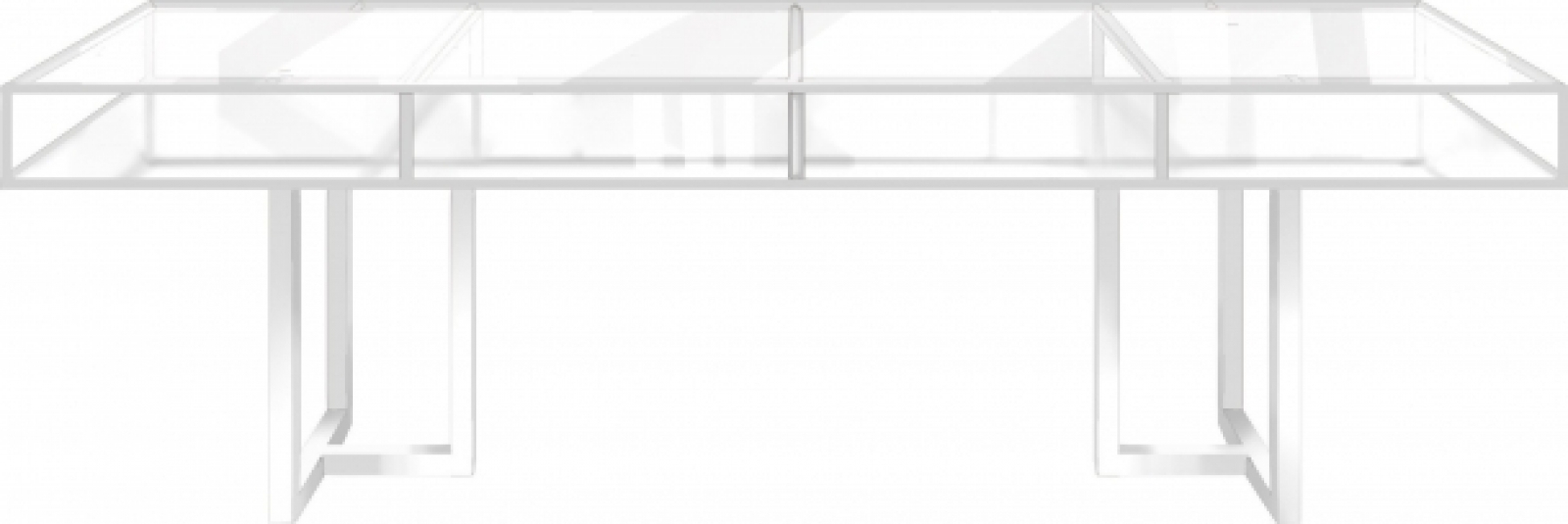 Стол Loft 250 белого цвета в аренду