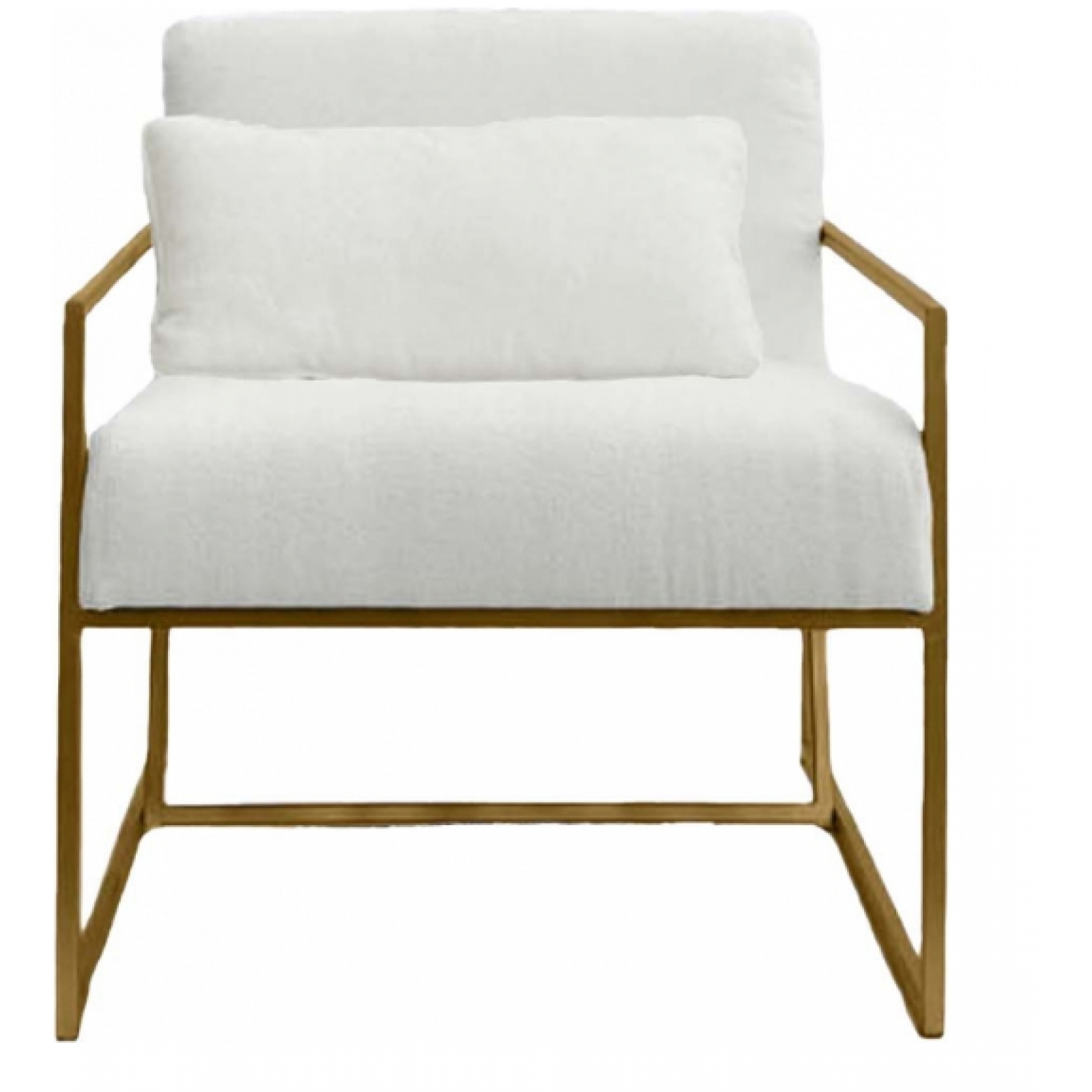 Кресло Фаро белого цвета в аренду