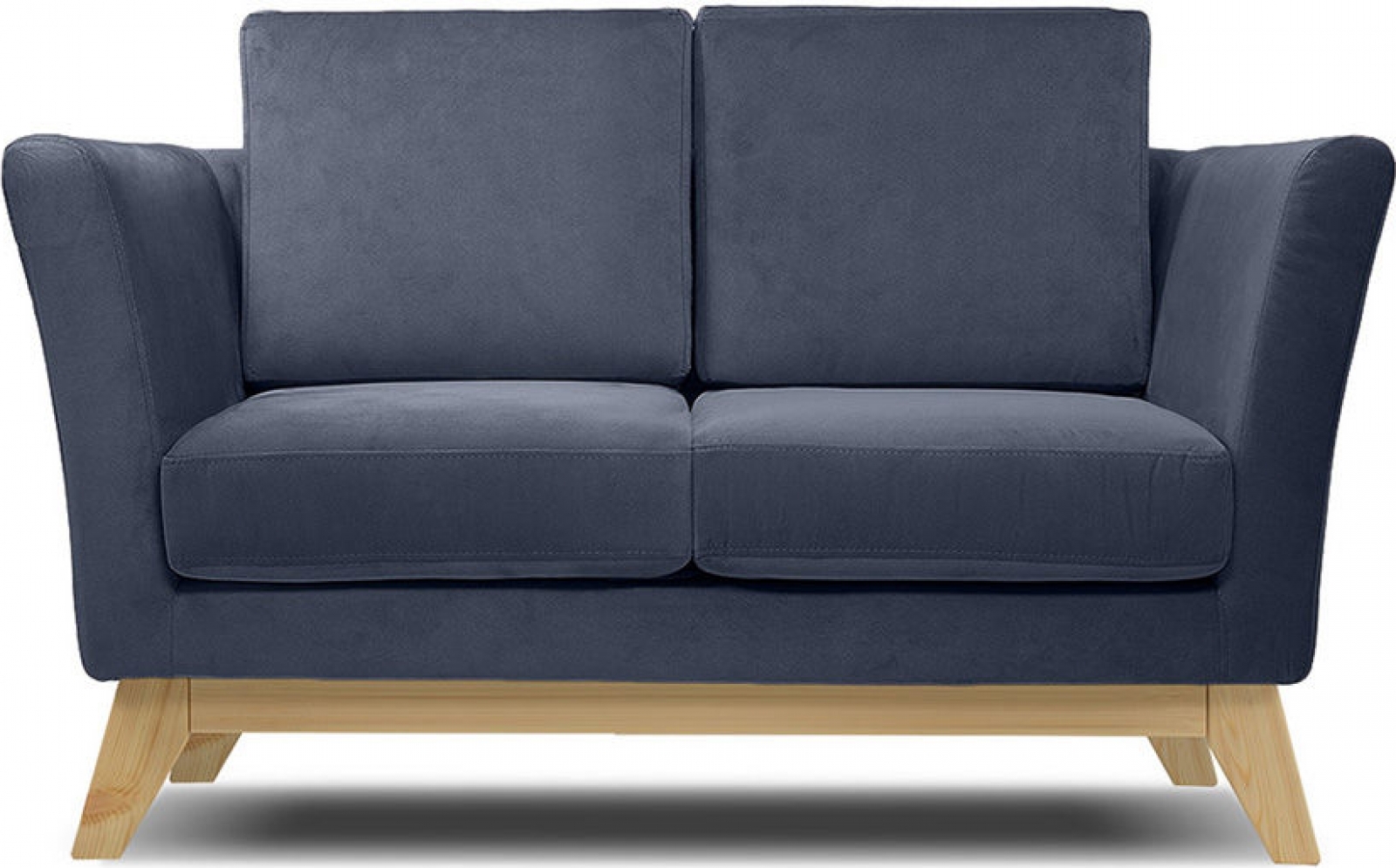 Двухместный диван Scandic синего цвета в аренду