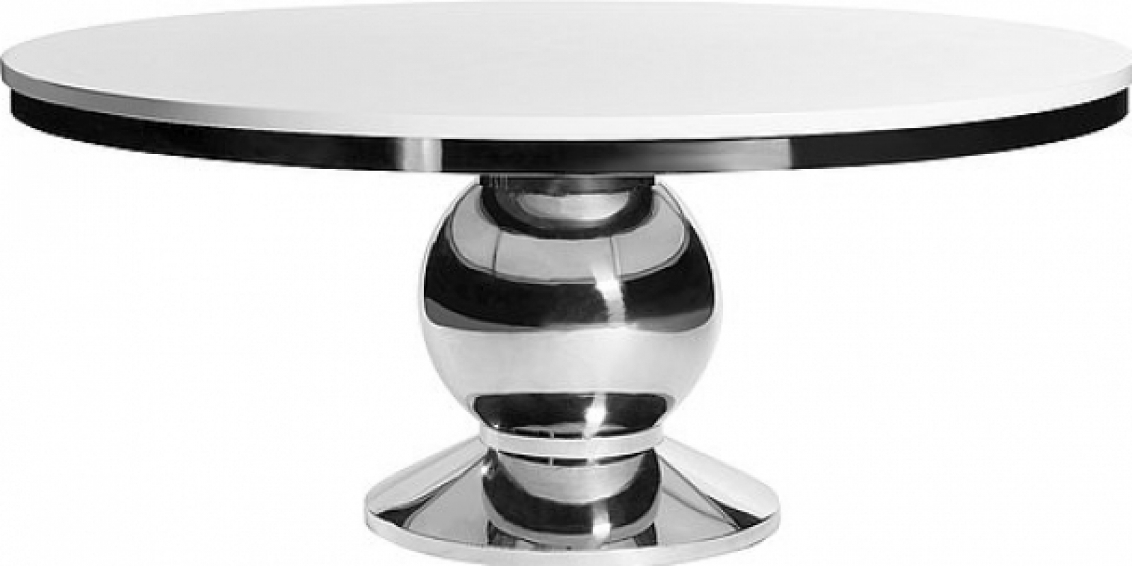 Стол Laval серебристого цвета в аренду