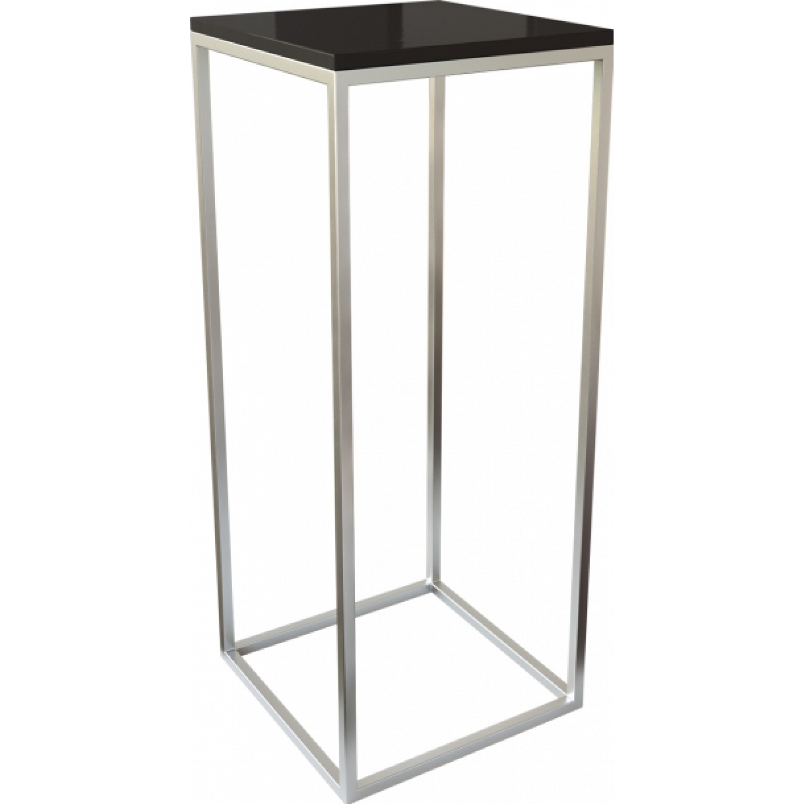 Барный стол Silver черного цвета в аренду