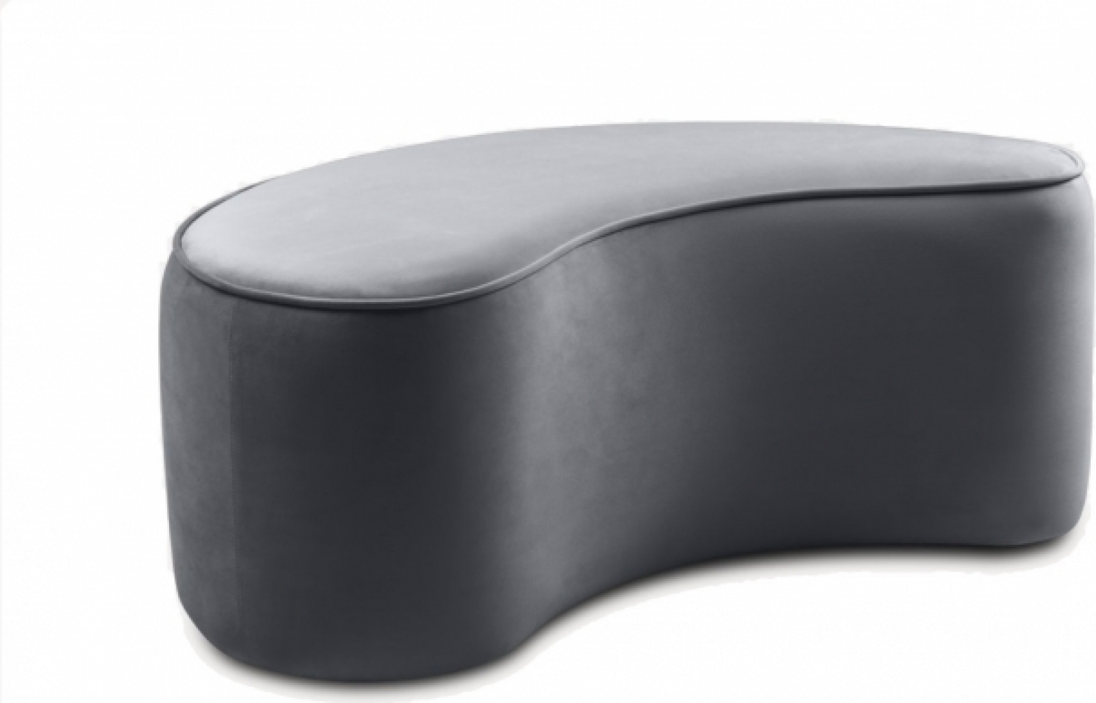 Банкетка Drop серого цвета в аренду