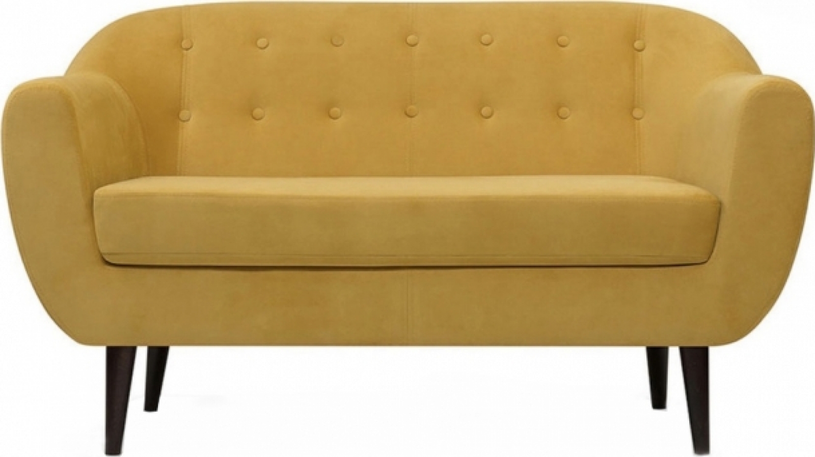 Двухместный диван Rotterdam желтого цвета в аренду