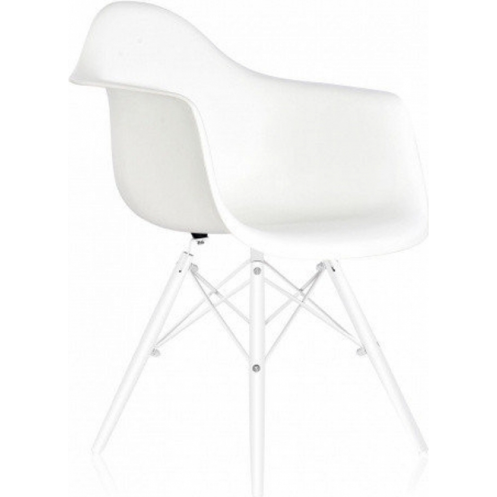 Стул Eames Basic белого цвета в аренду