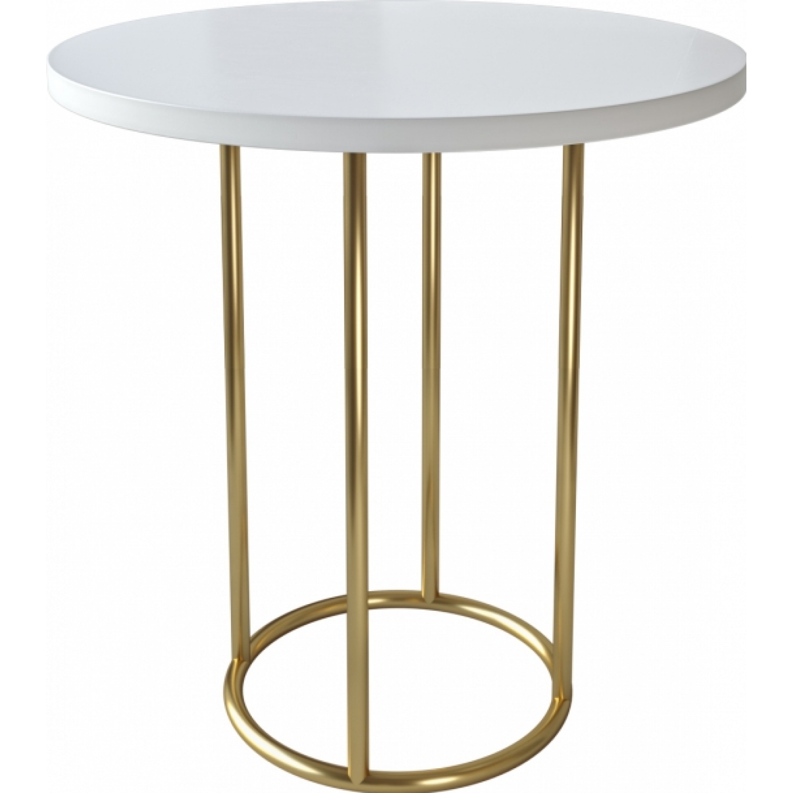 Журнальный стол Romario золотистого цвета в аренду