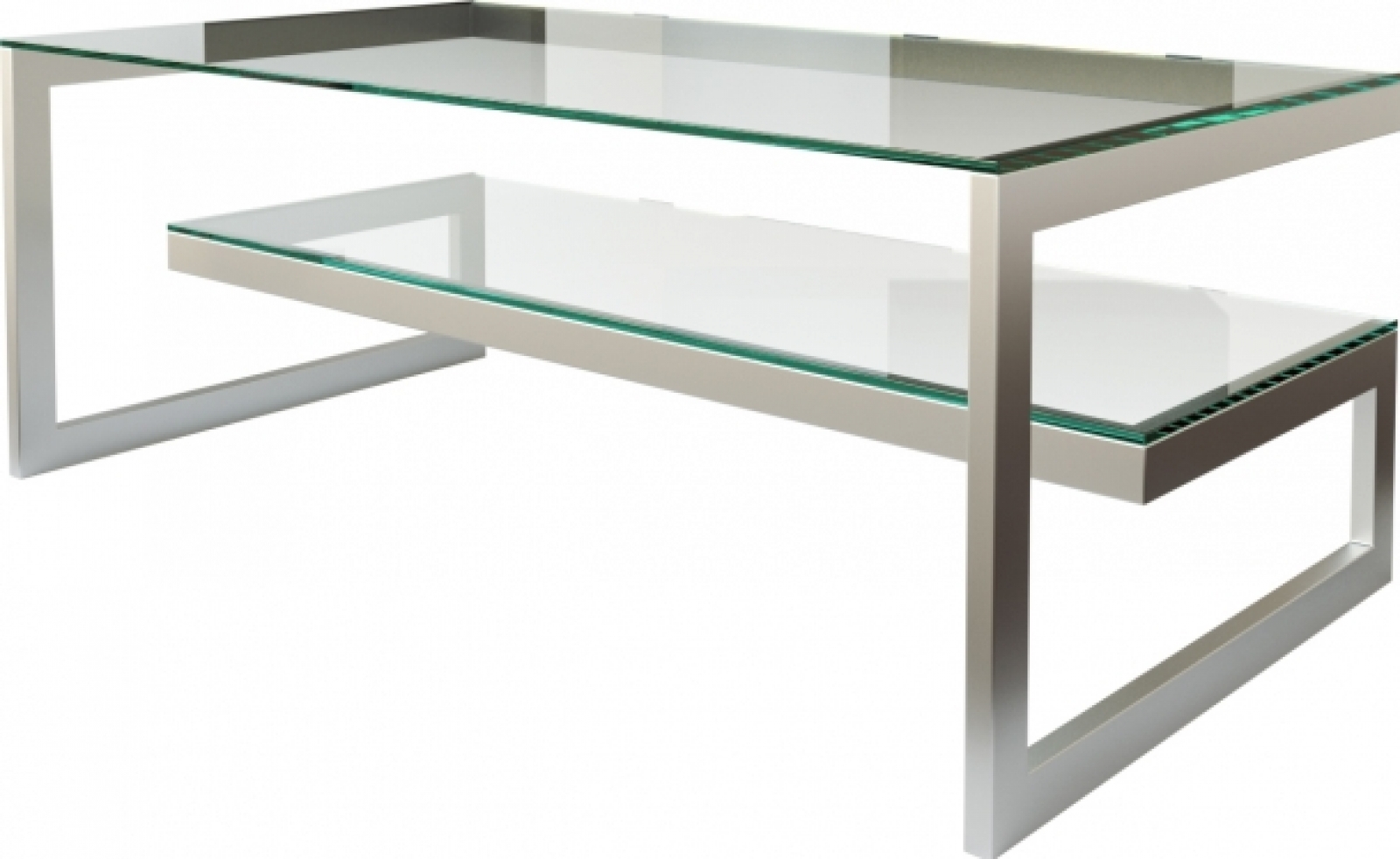 Журнальный стол Andrian серебристого цвета в аренду