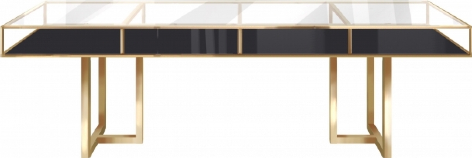 Стол Loft 250 золотистого цвета в аренду