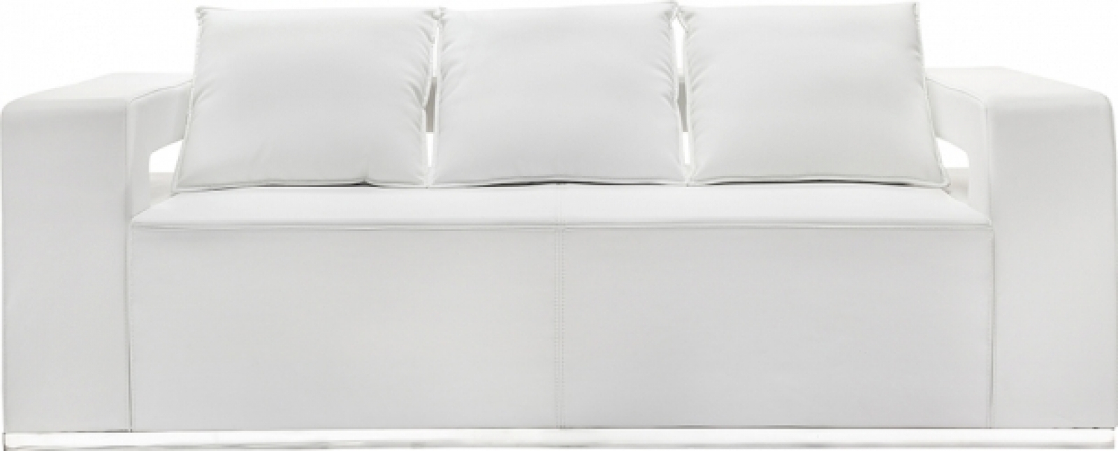 Трехместный диван Hi-Tech белого цвета в аренду