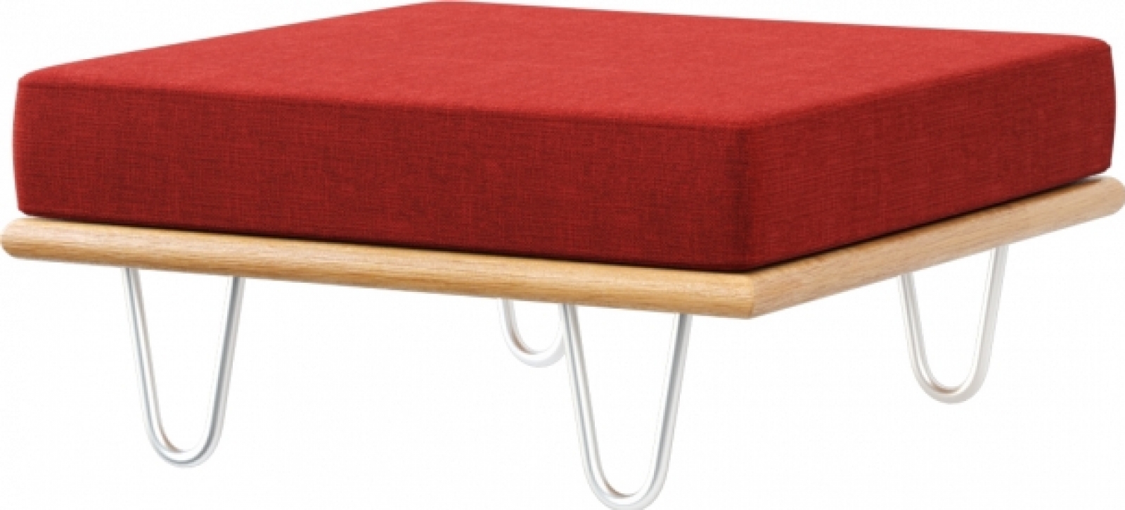 Пуф California красного цвета в аренду