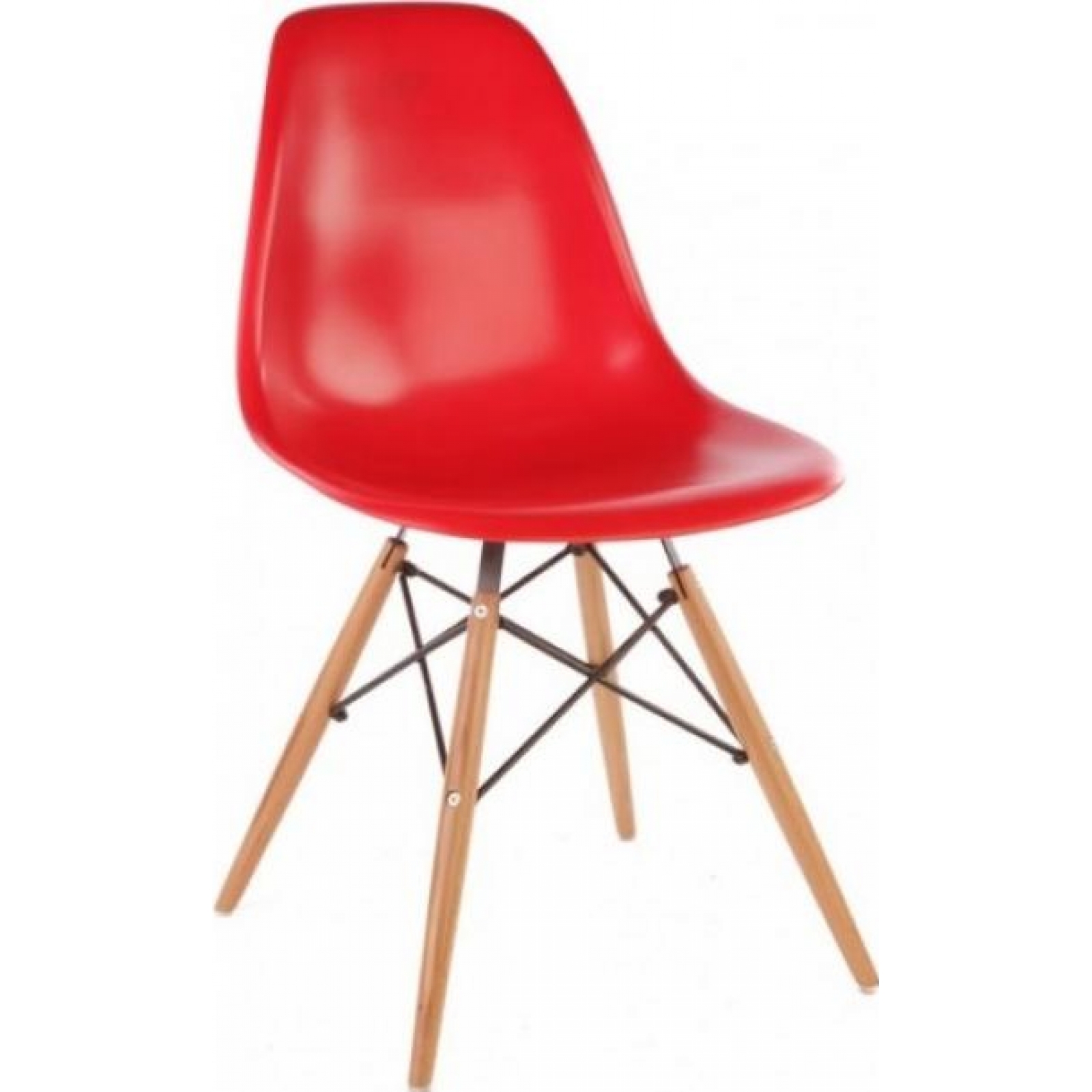 Стул Eames Style красного цвета в аренду