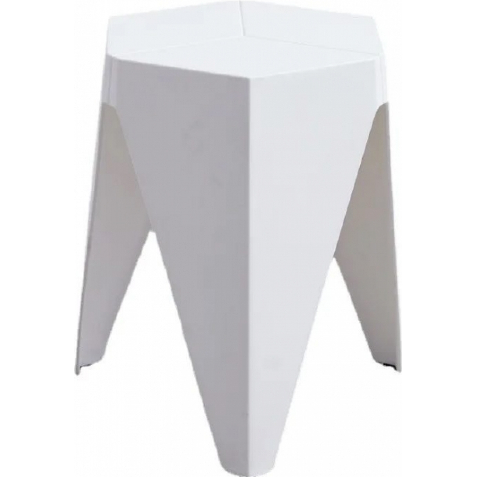 Журнальный стол Hexagon белого цвета в аренду