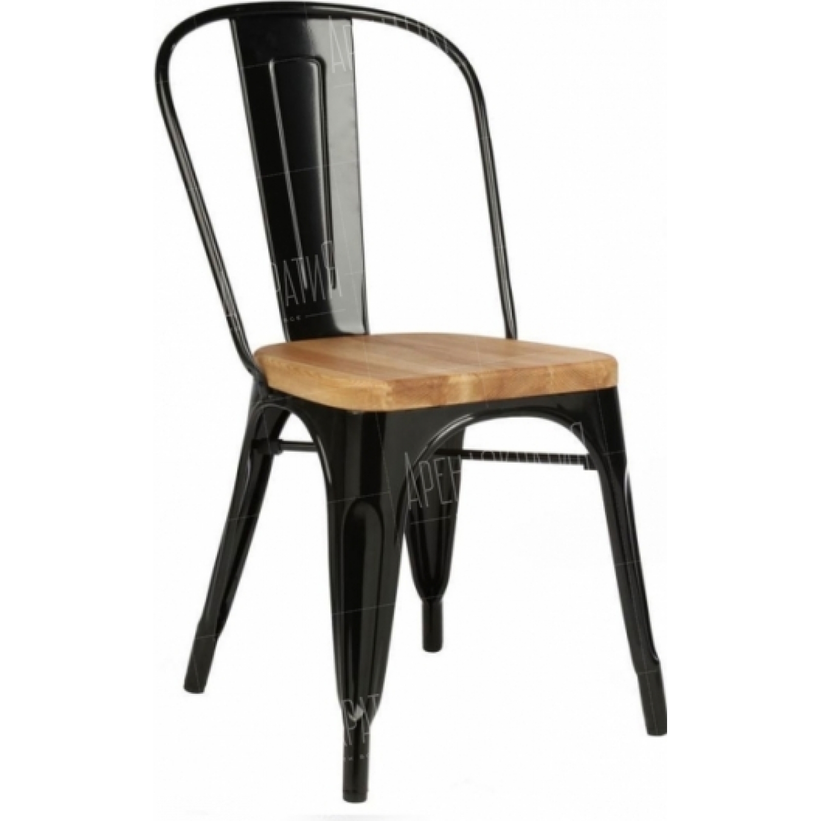 Стул Tolix черного цвета в аренду