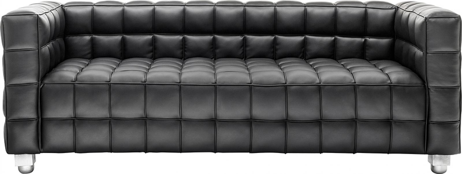 Трехместный диван Kubus черного цвета в аренду