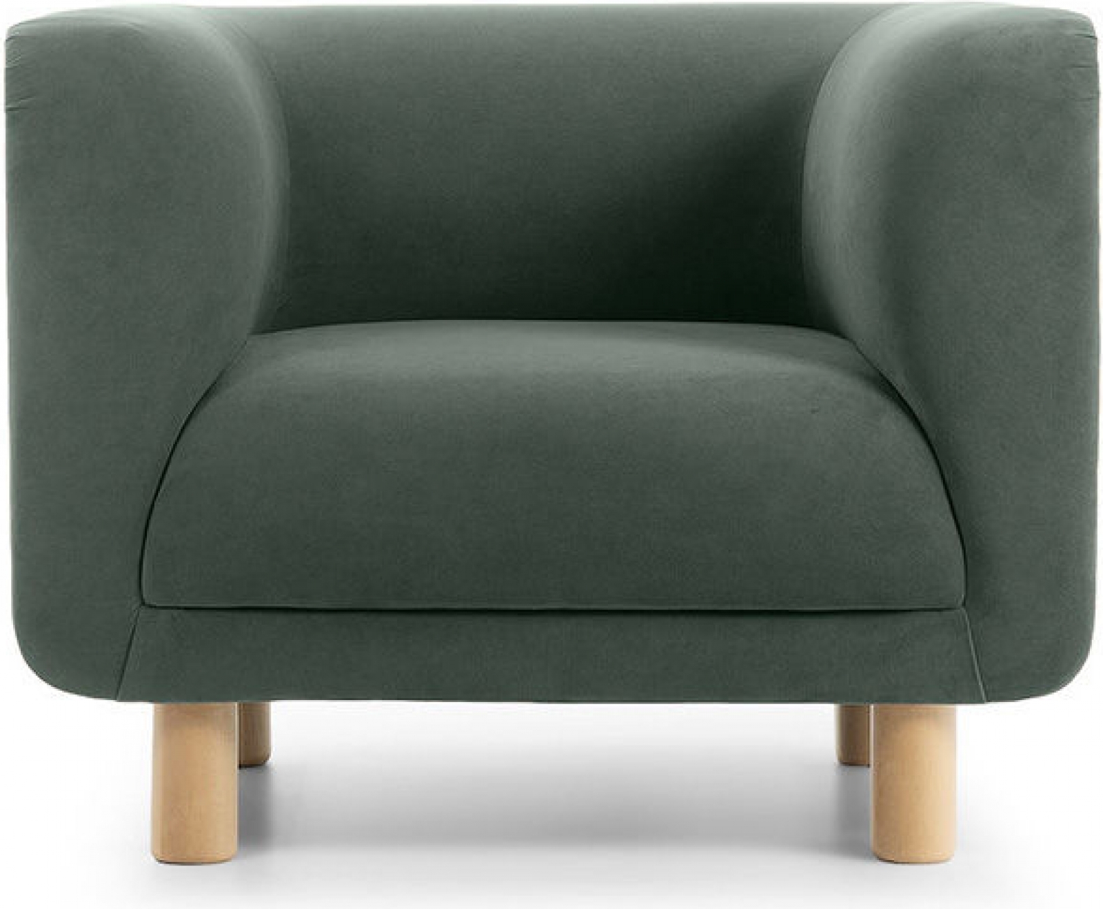 Кресло Veneto зеленого цвета в аренду