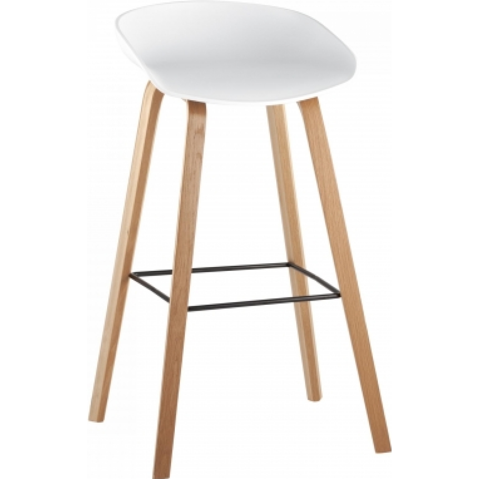 Барный стул Libra белого цвета в аренду