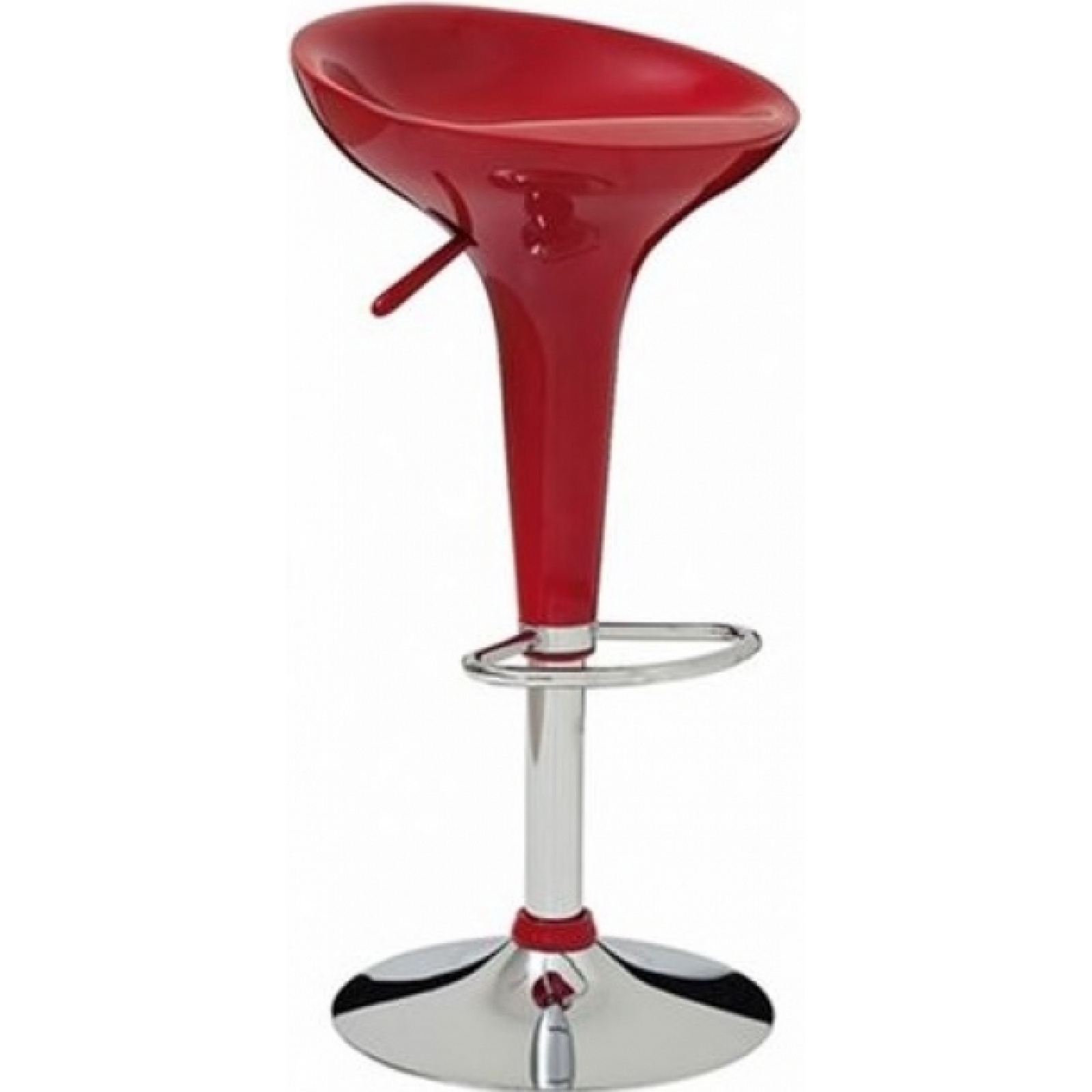 Барный стул Bombo красного цвета в аренду