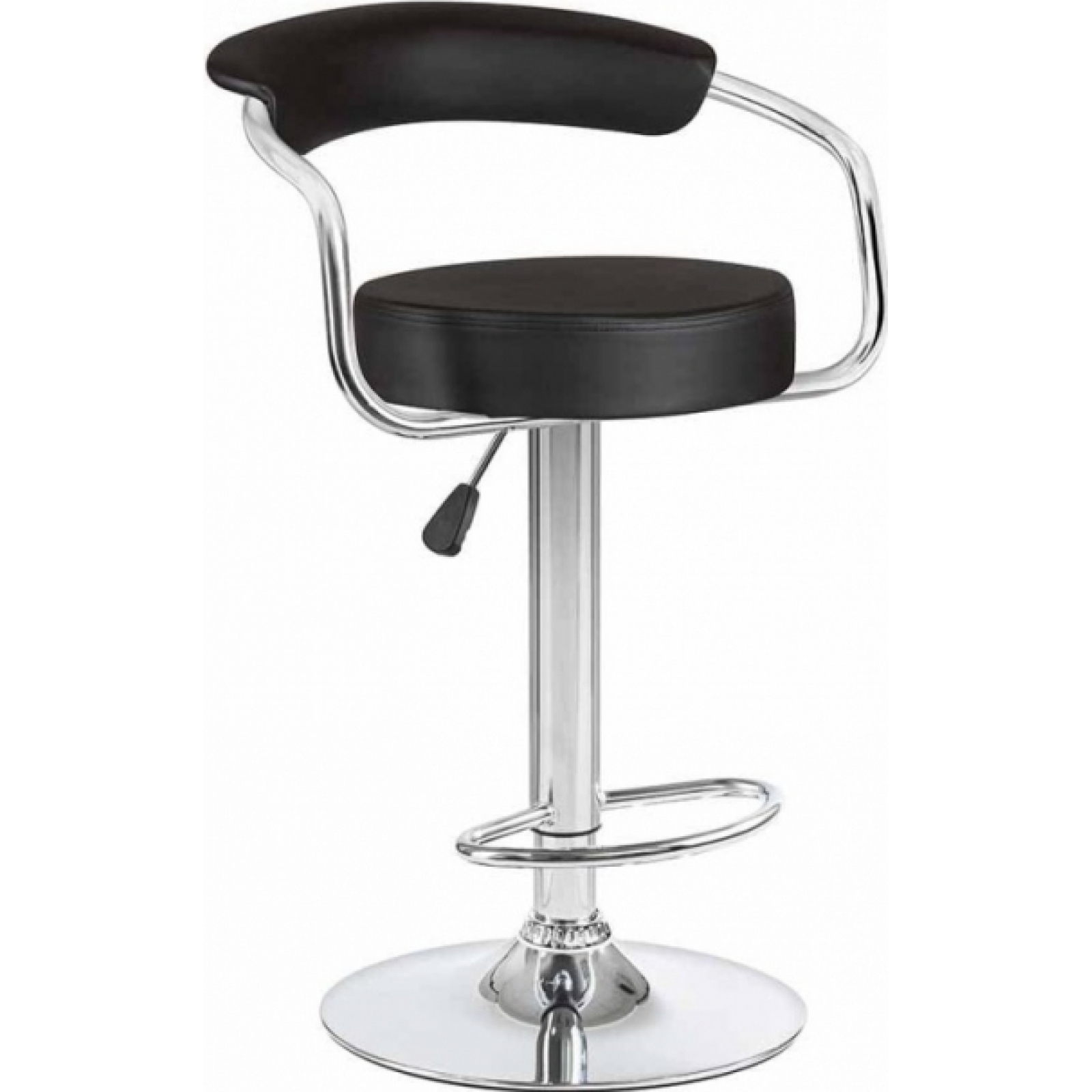 Барный стул Marta черного цвета в аренду