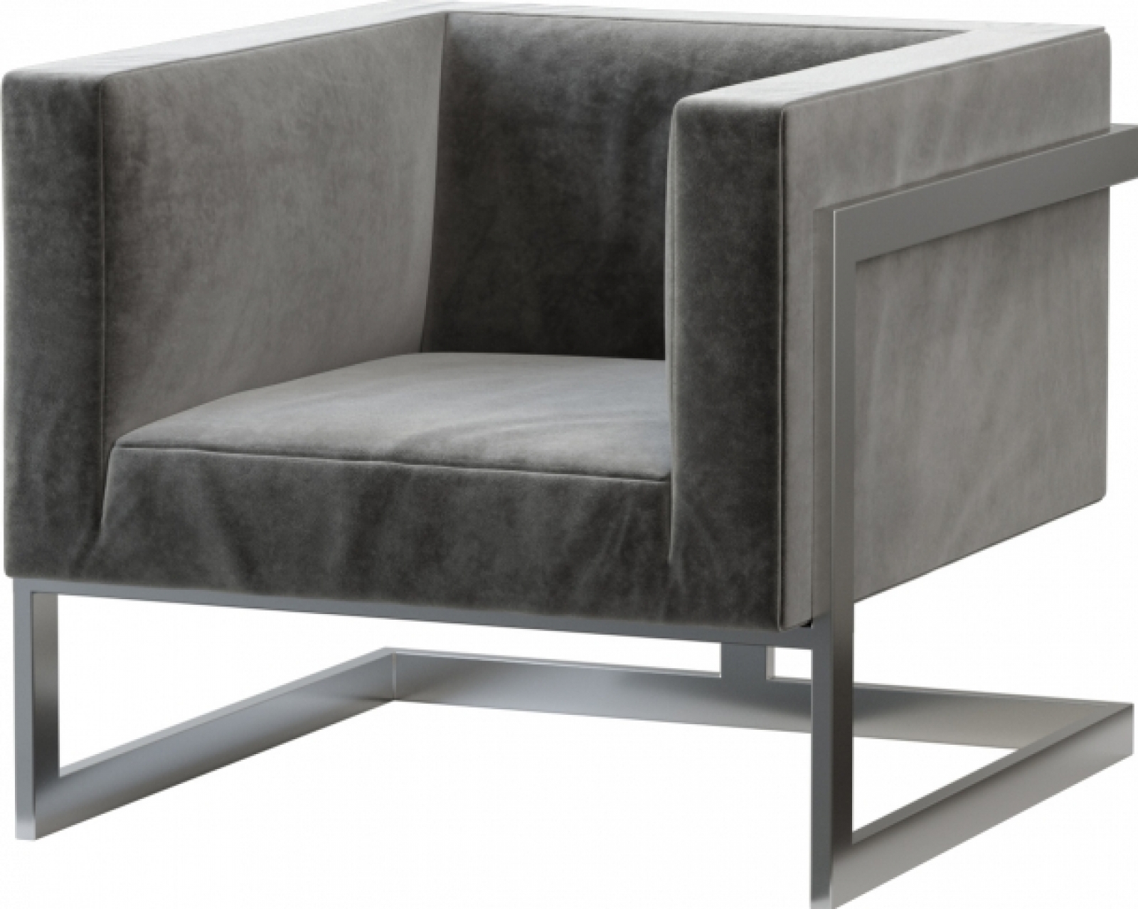 Кресло Andrian серого цвета в аренду