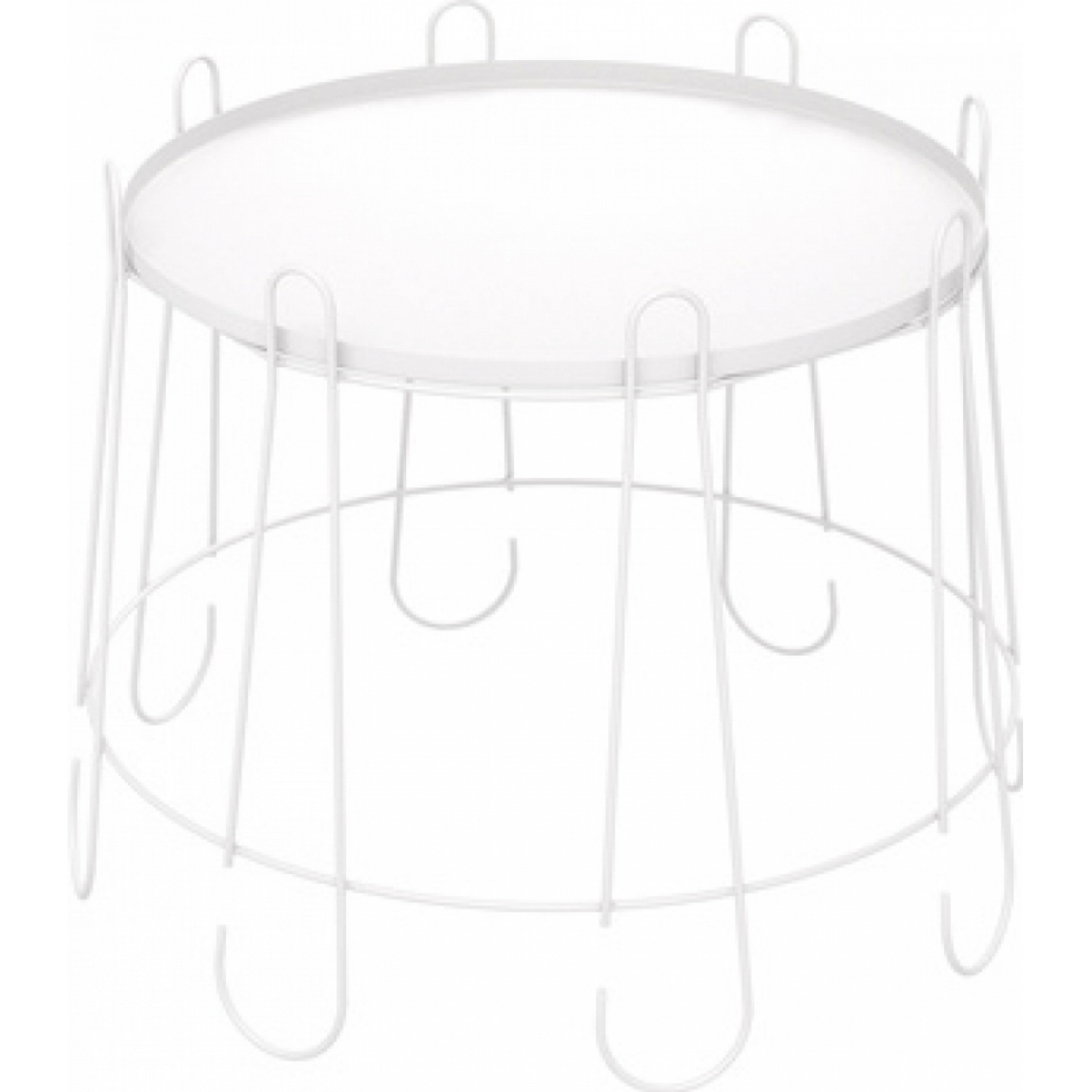 Журнальный стол Моди белого цвета в аренду