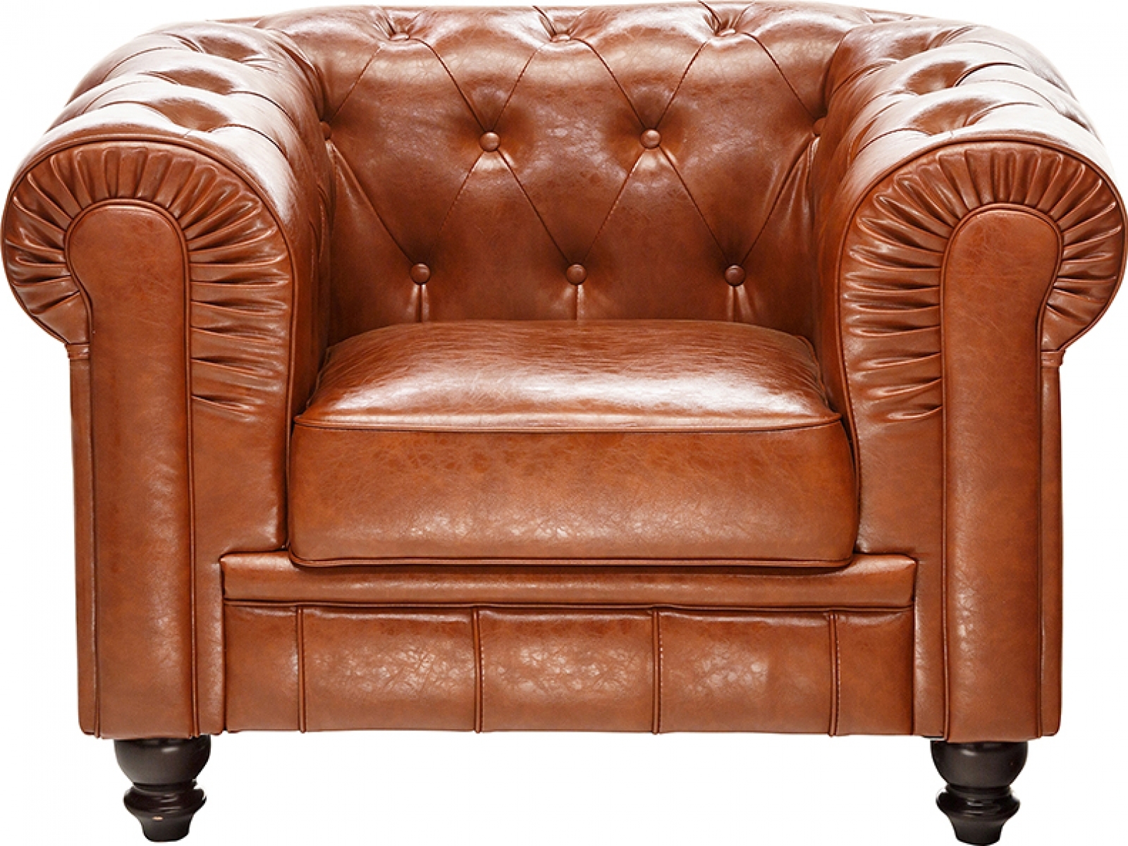 Кресло Chester Classic коричневого цвета в аренду