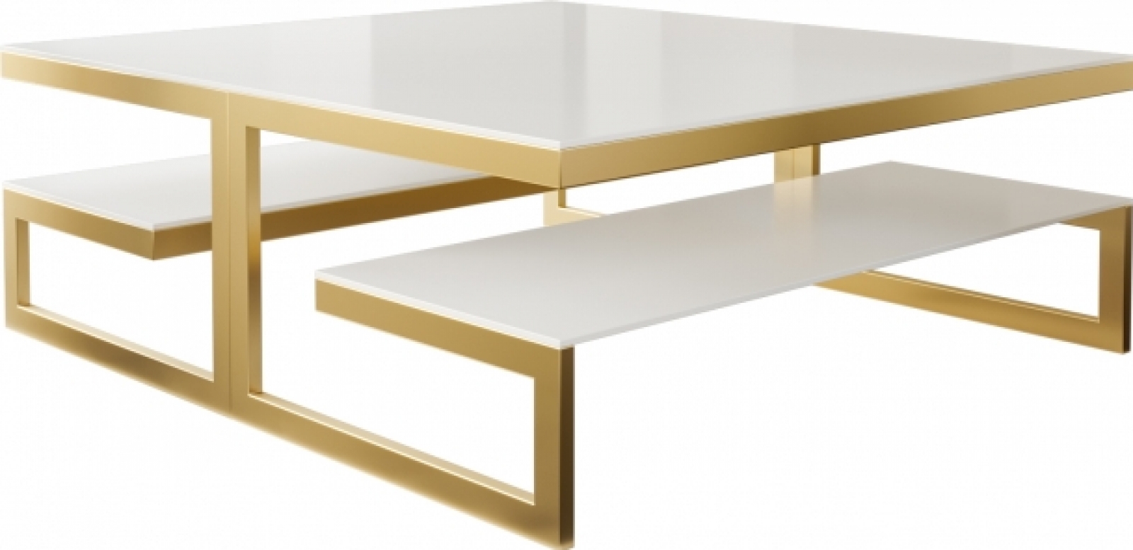 Журнальный стол Andrea белого цвета в аренду