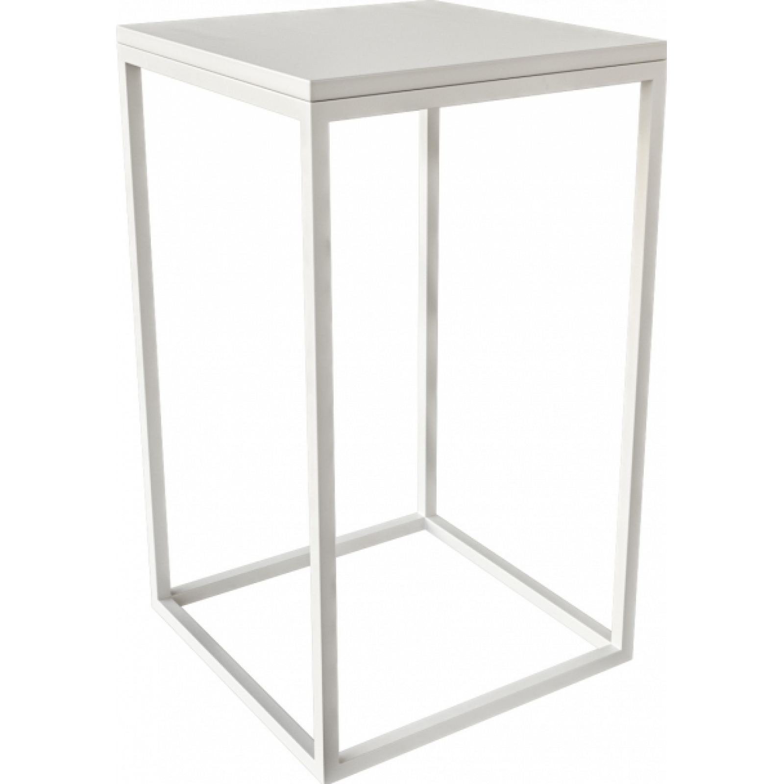 Стол-консоль белого цвета в аренду