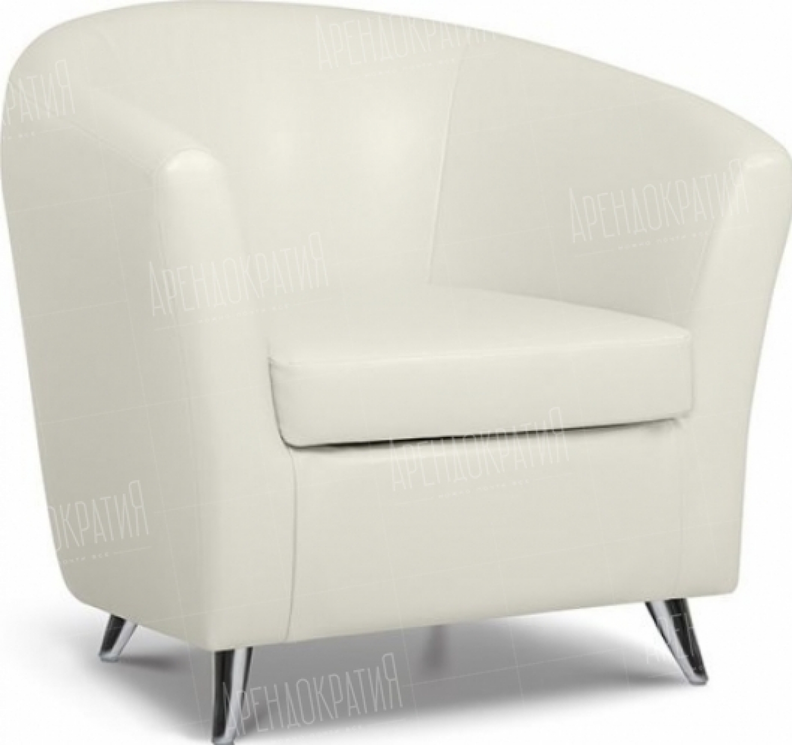 Кресло Forum белого цвета в аренду