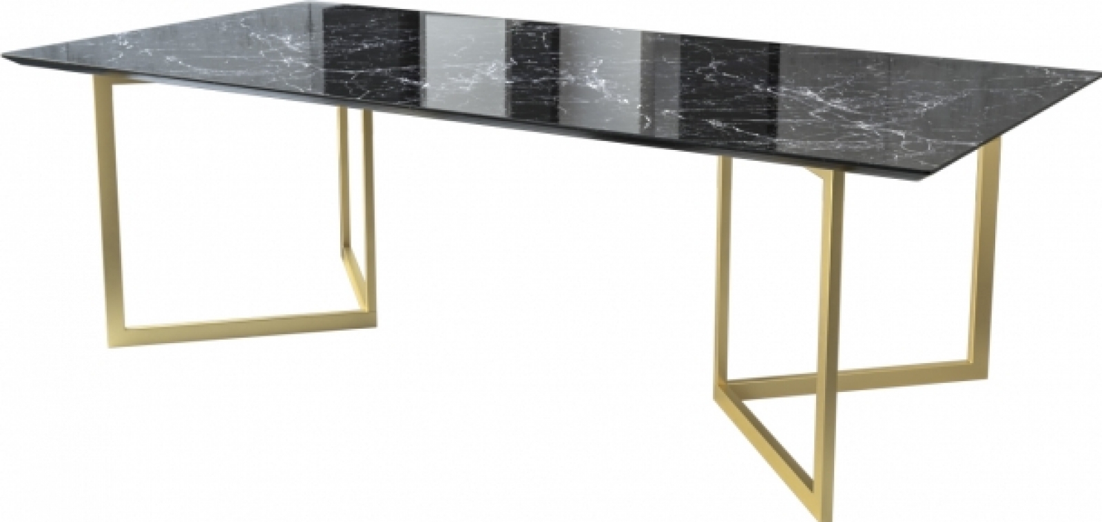 Стол Motus мрамор черного цвета в аренду