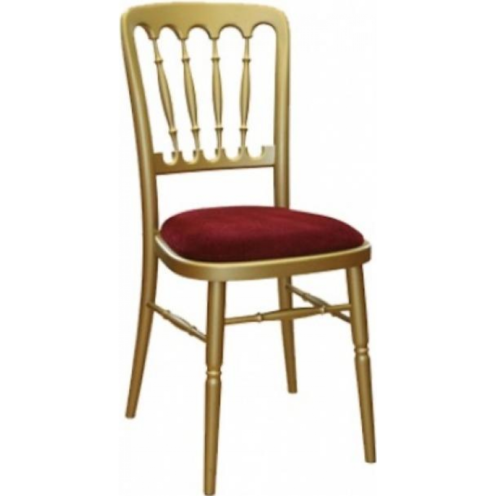 Стул Napoleon красного цвета в аренду