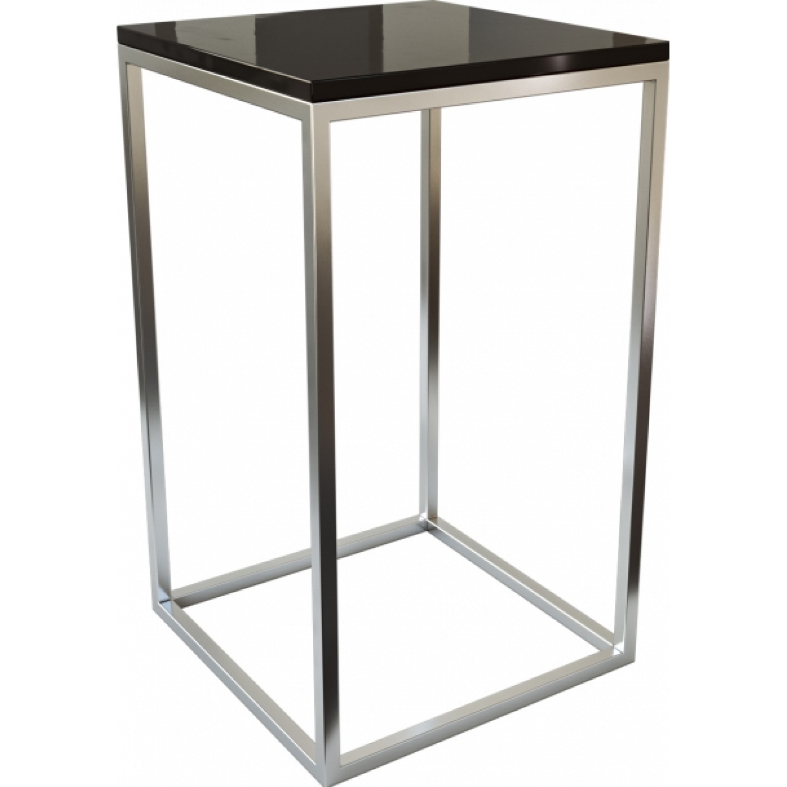 Стол-консоль серебристого цвета в аренду