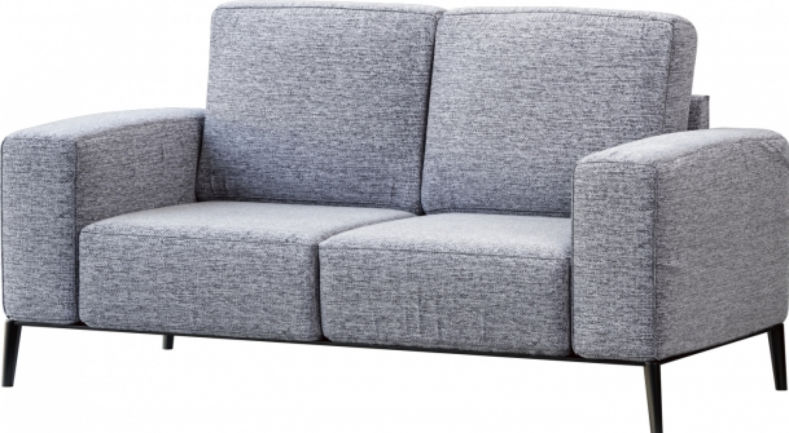 Двухместный диван Aurora серого цвета в аренду