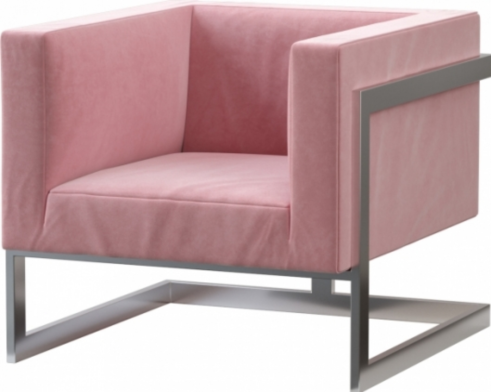 Кресло Andrian розового цвета в аренду