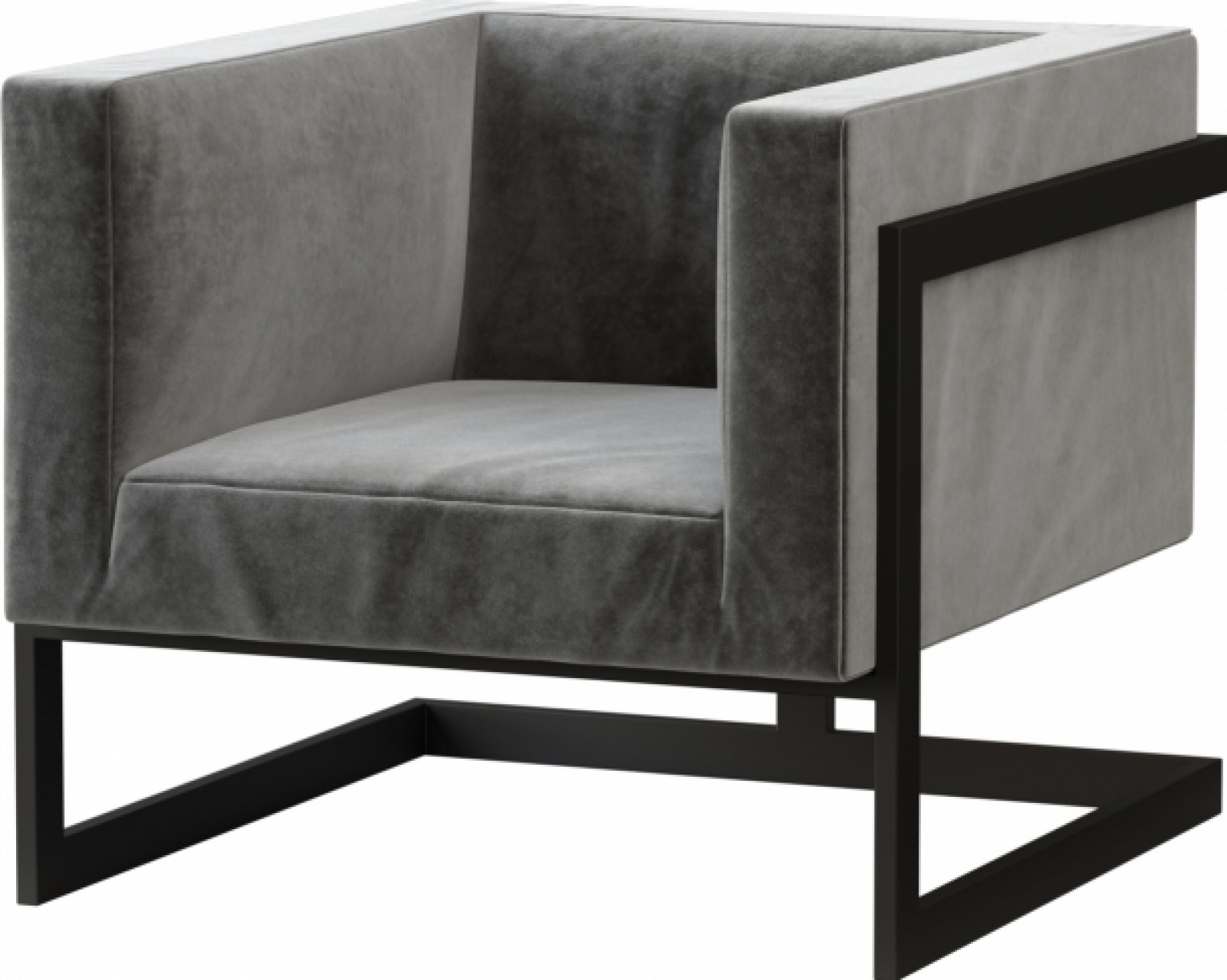 Кресло Andrian серого цвета в аренду