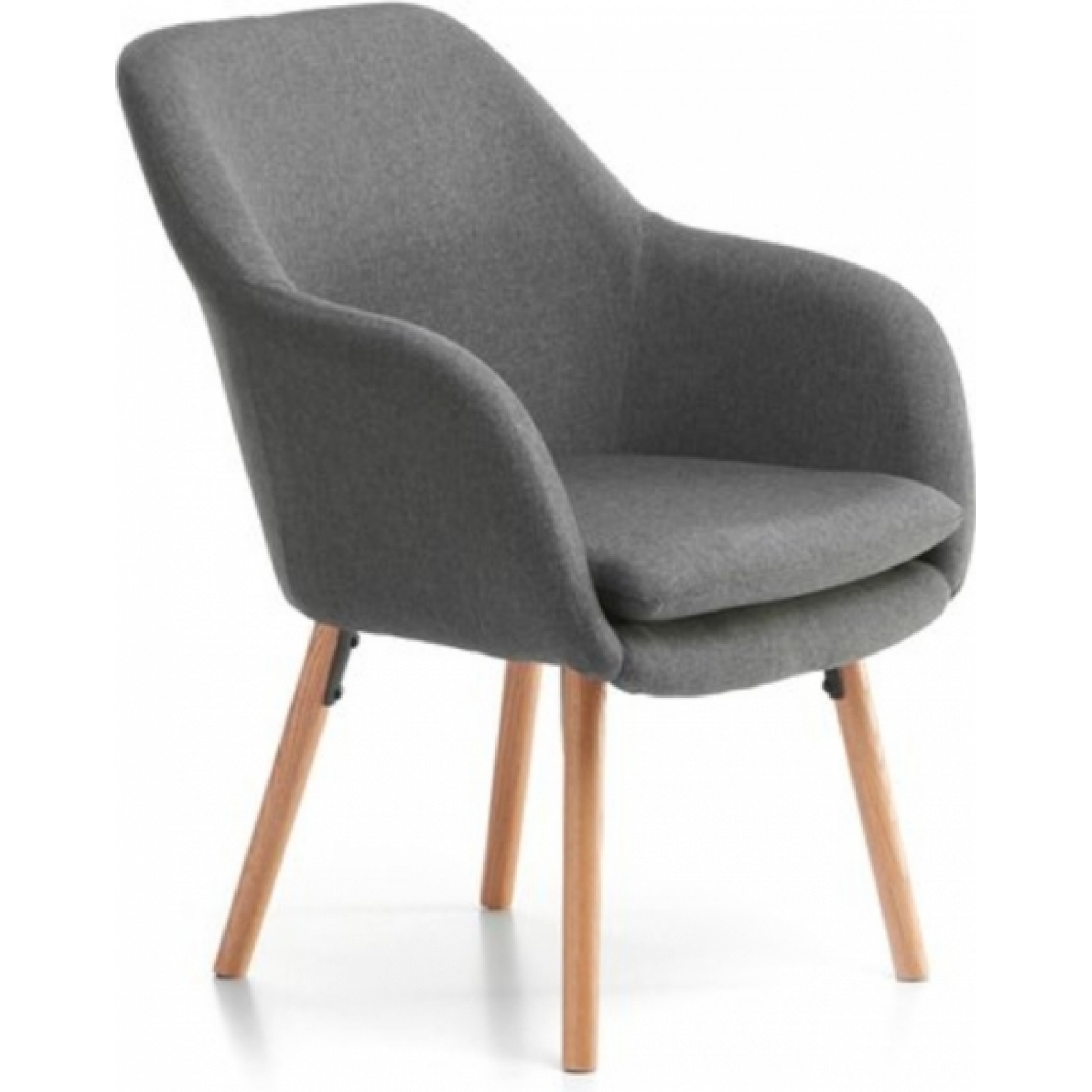 Кресло Bergen серого цвета в аренду