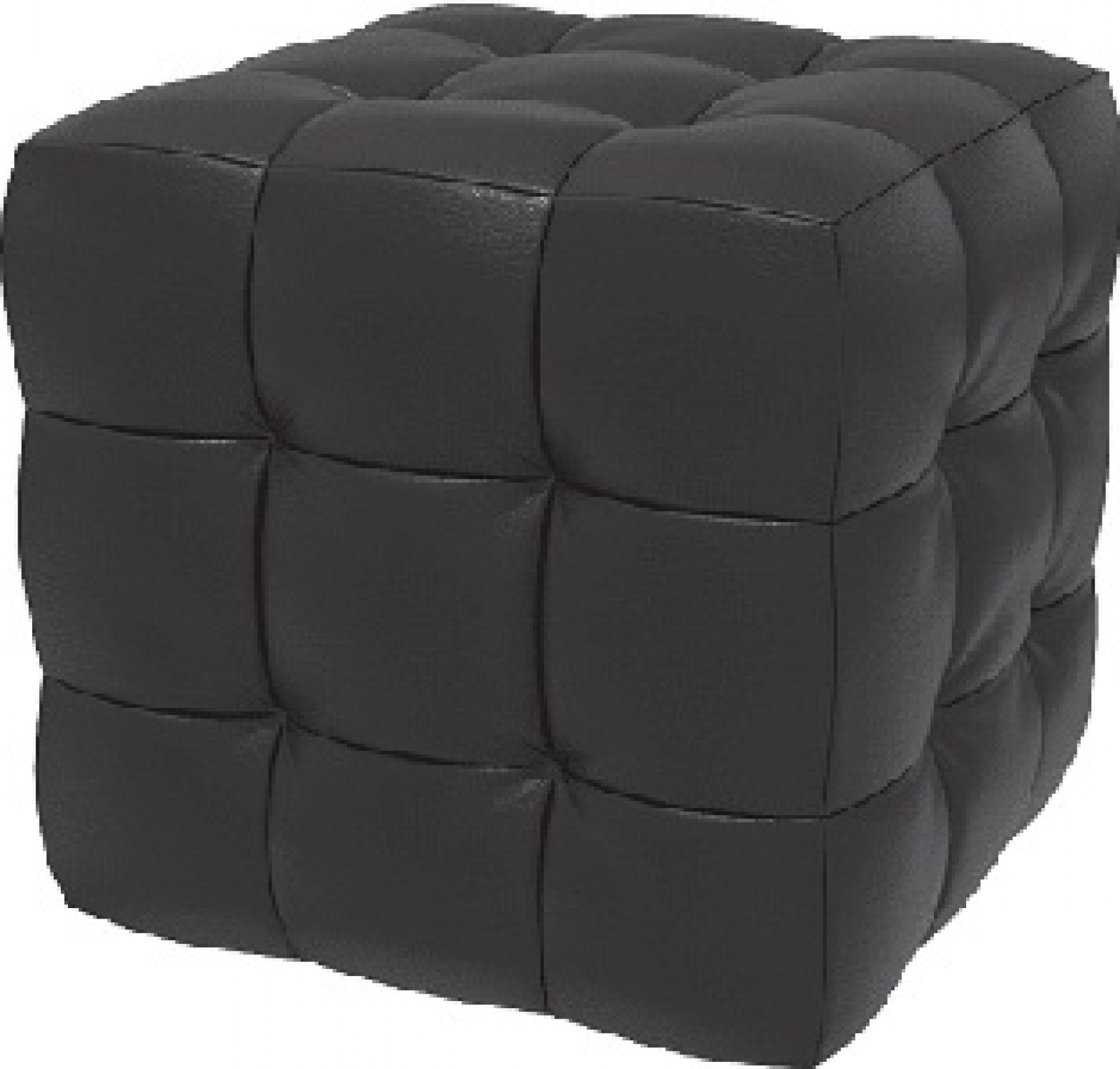Пуф Cube черного цвета в аренду