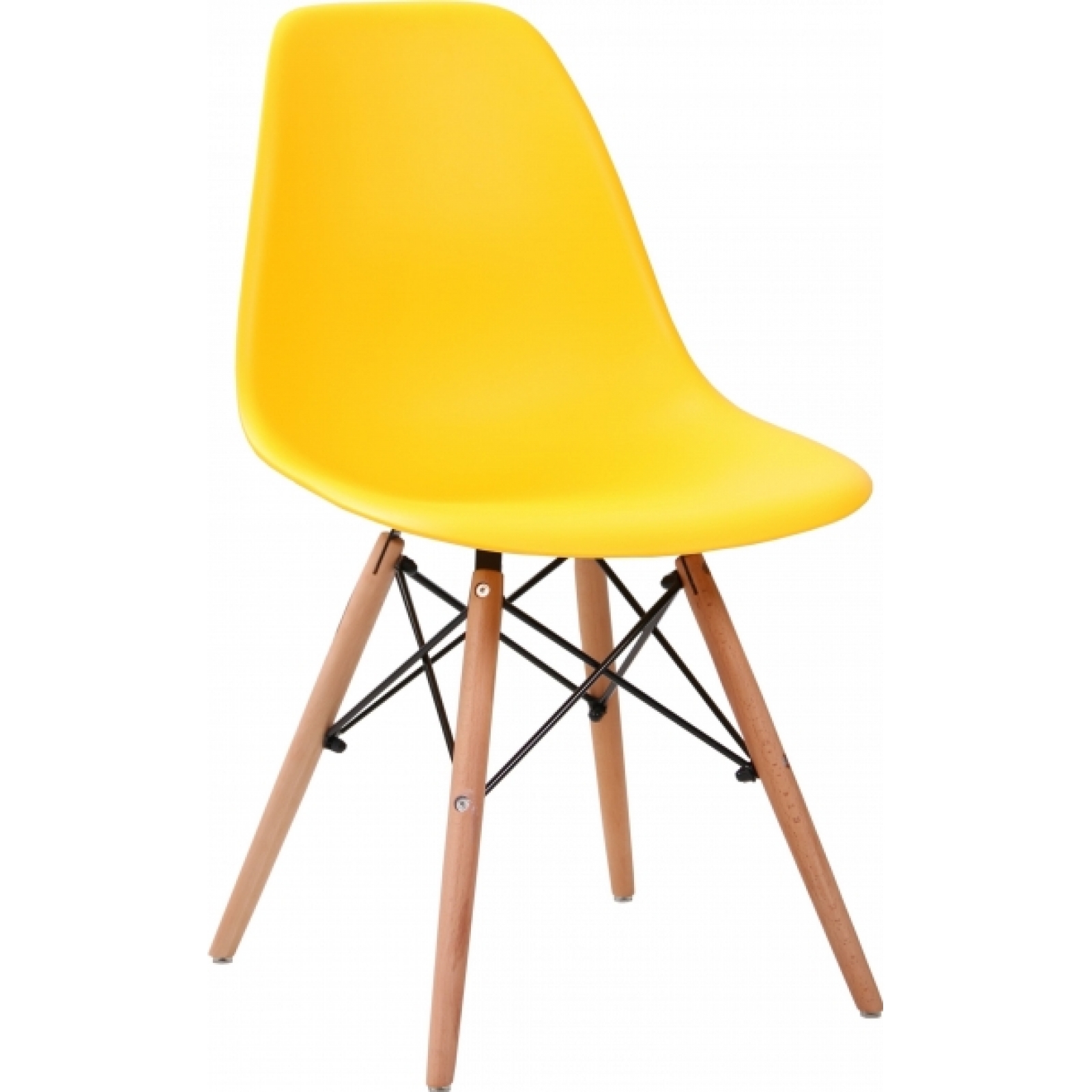 Стул Eames Style желтого цвета в аренду