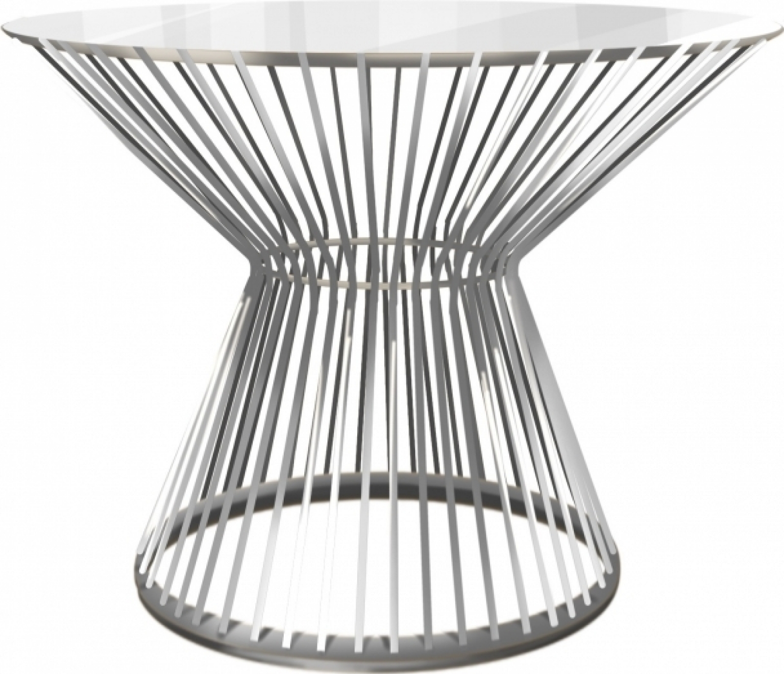 Журнальный стол Primavera серебристого цвета в аренду