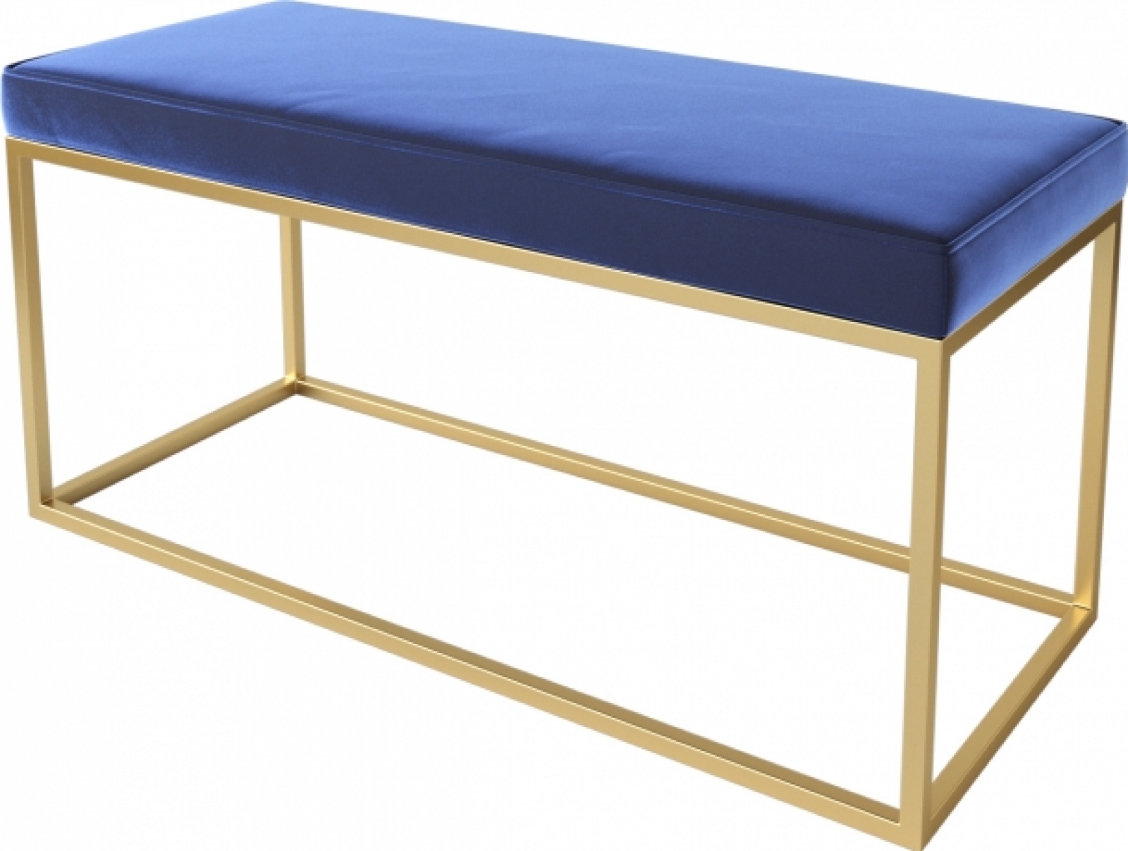 Банкетка Gold синего цвета в аренду