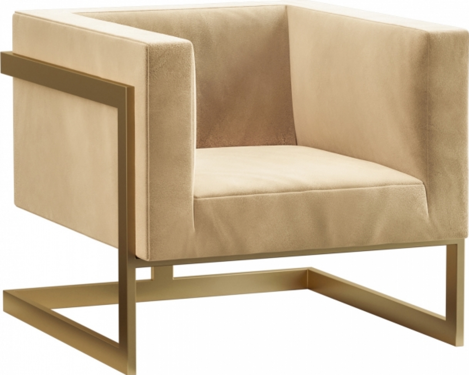 Кресло Andrian бежевого цвета в аренду