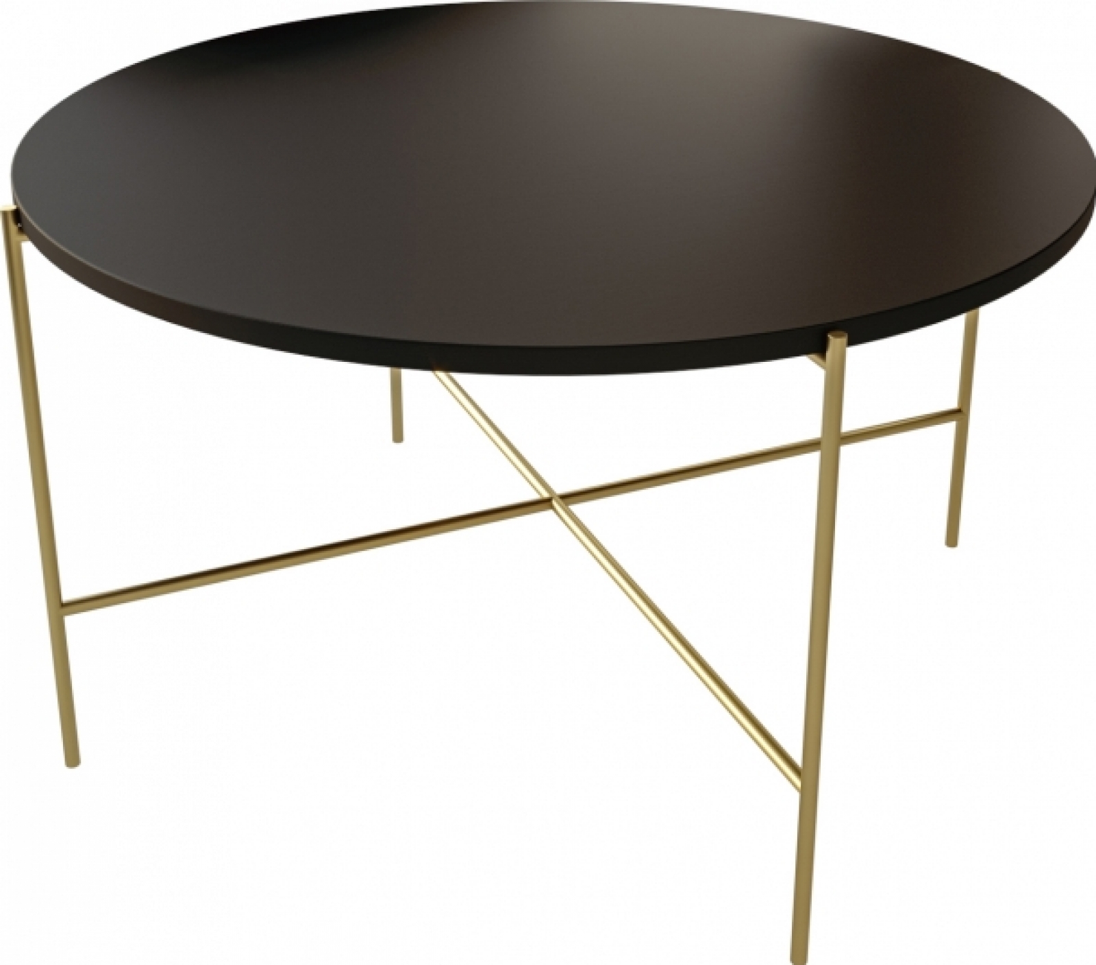 Журнальный стол Round черного цвета в аренду