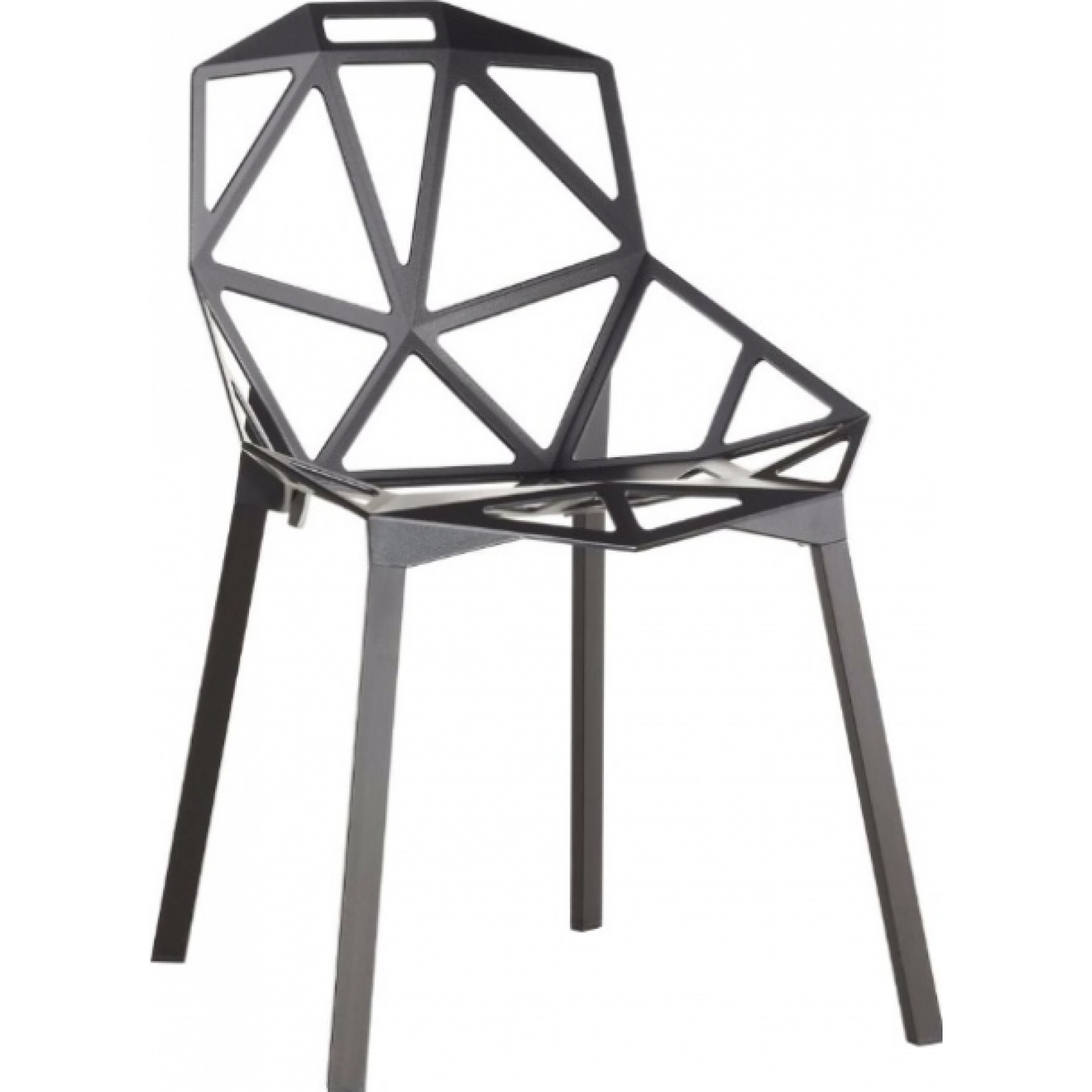 Стул One черного цвета в аренду