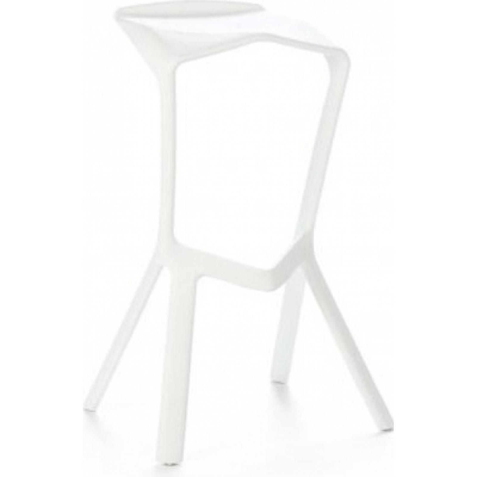 Барный стул Miura белого цвета в аренду