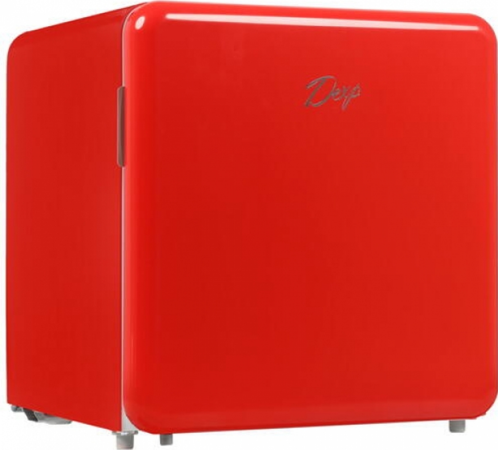 Холодильник Retro красного цвета в аренду